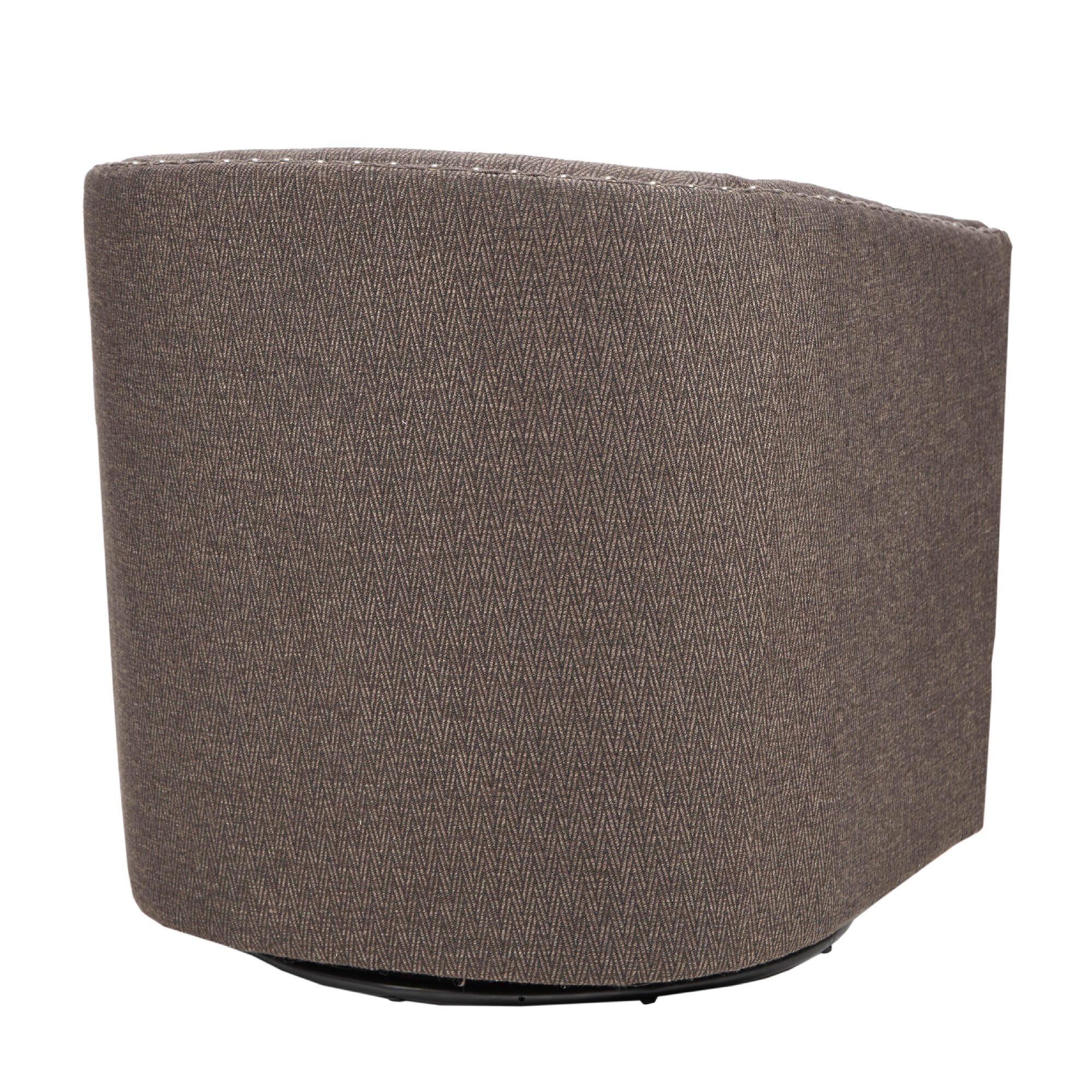 Madison Park Tyler Swivel Chair, Chocolate, large