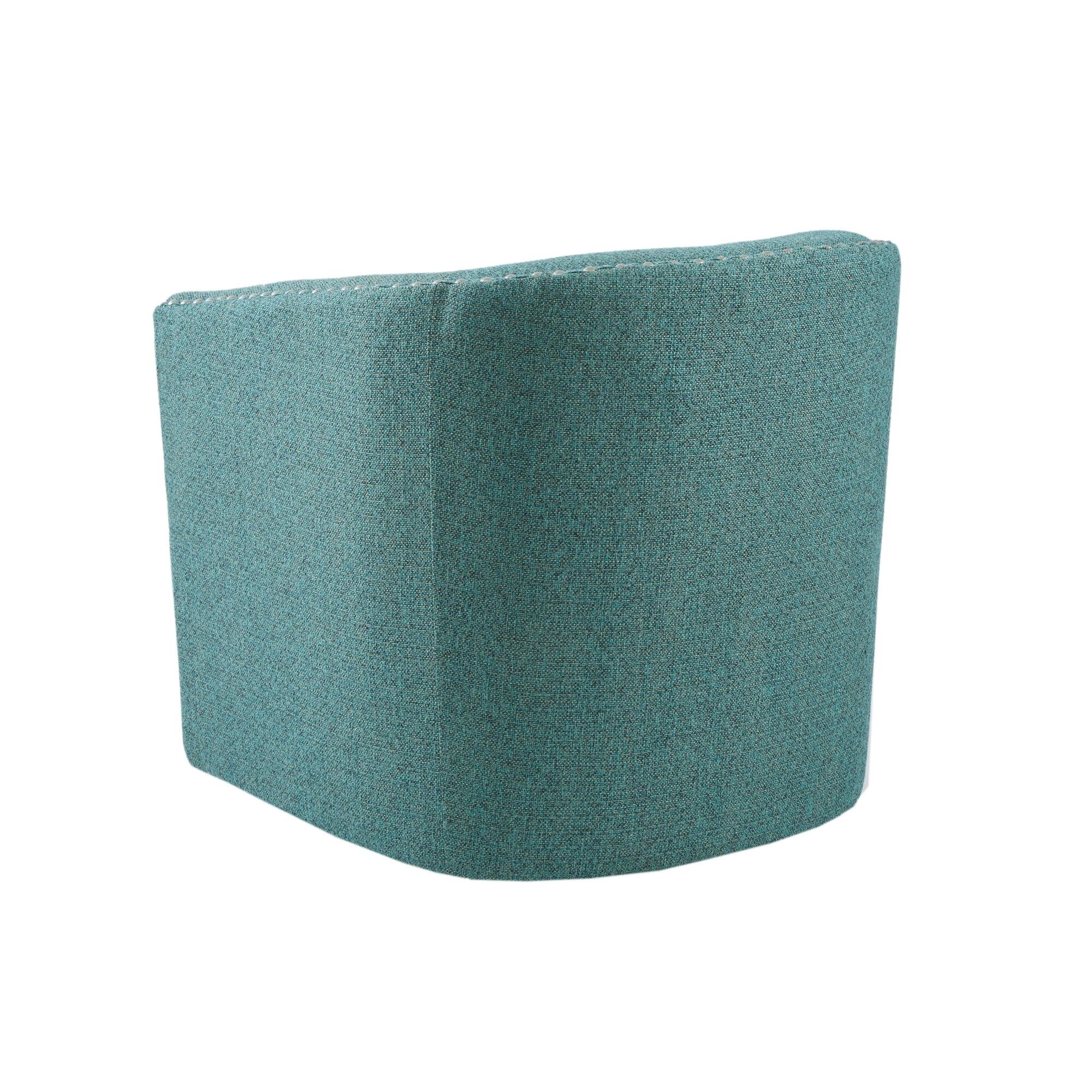 Madison Park Tyler Swivel Chair, Teal Multi, large