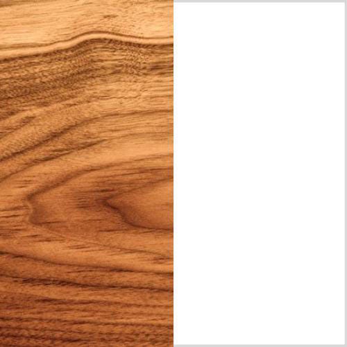 White/Walnut