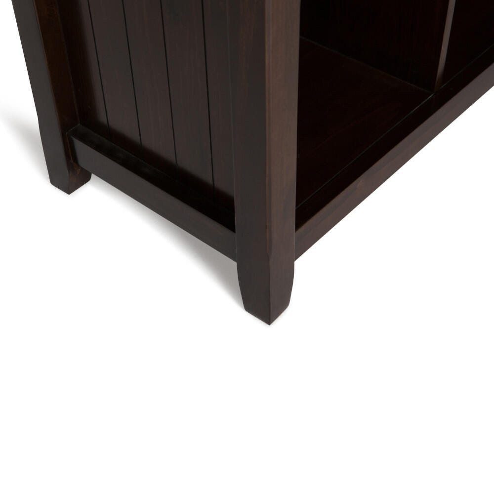 Simpli Home Acadian 48" 12-Cube Storage, Brunette Brown, large
