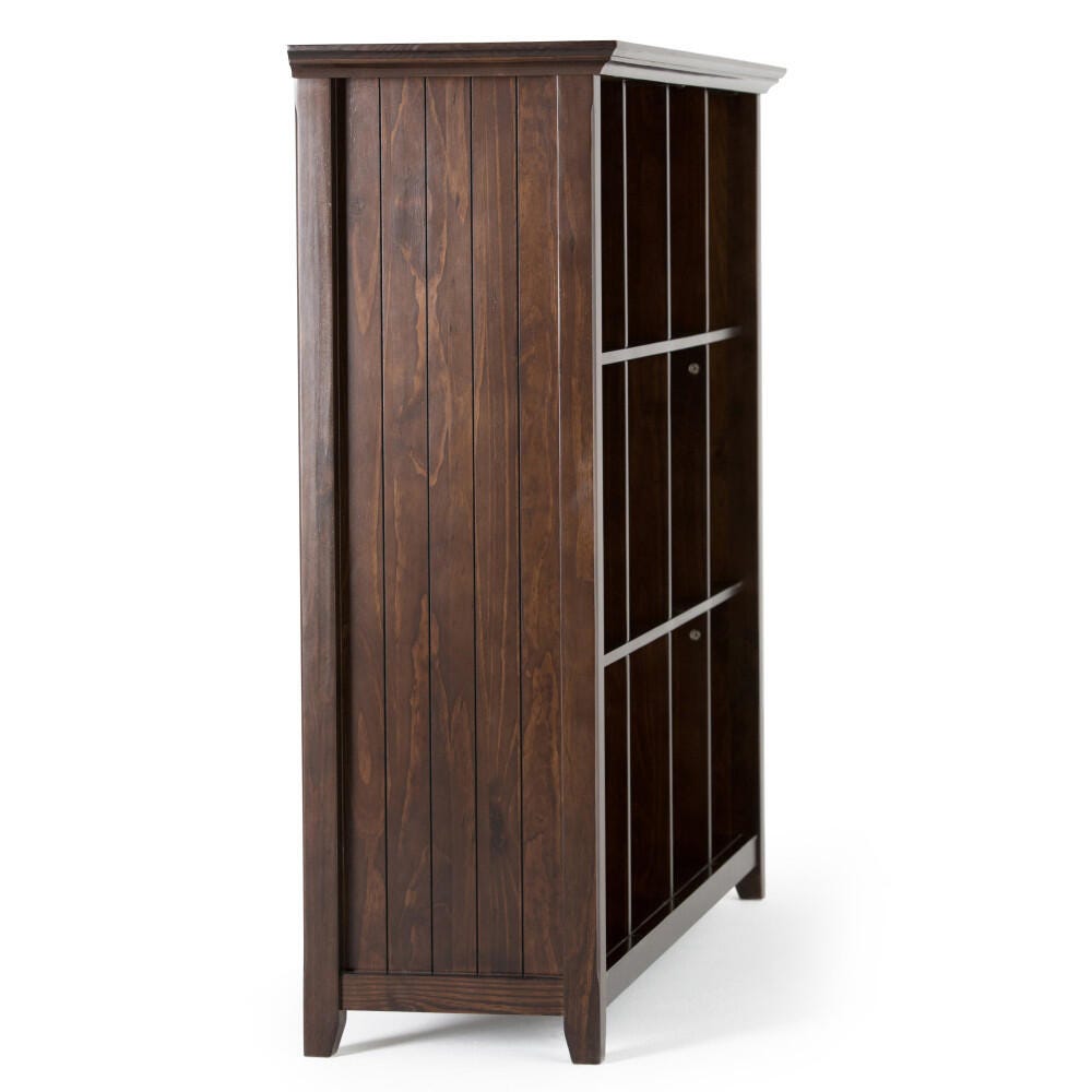 Simpli Home Acadian 48" 12-Cube Storage, Brunette Brown, large