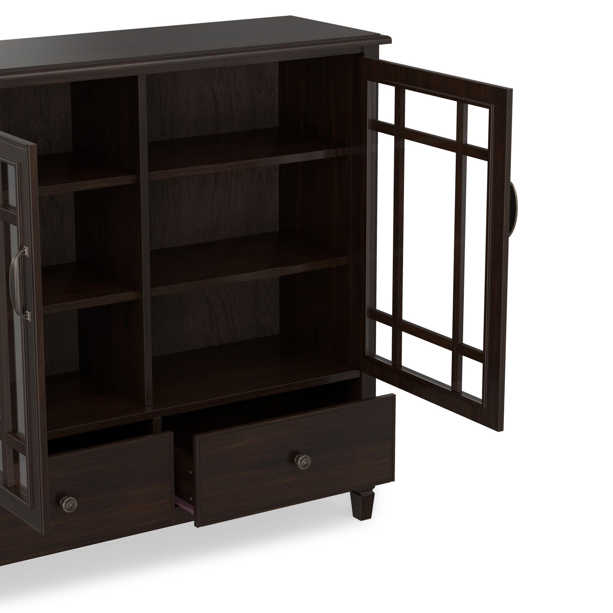 Simpli Home Connaught Connaught 46" Traditional Storage Cabinet, , large