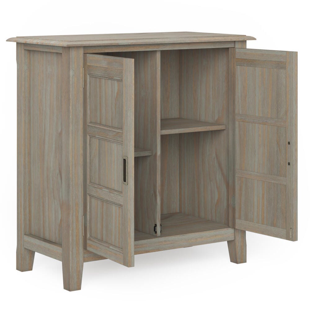 Burlington Gray Storage Cabinet, Gray, large