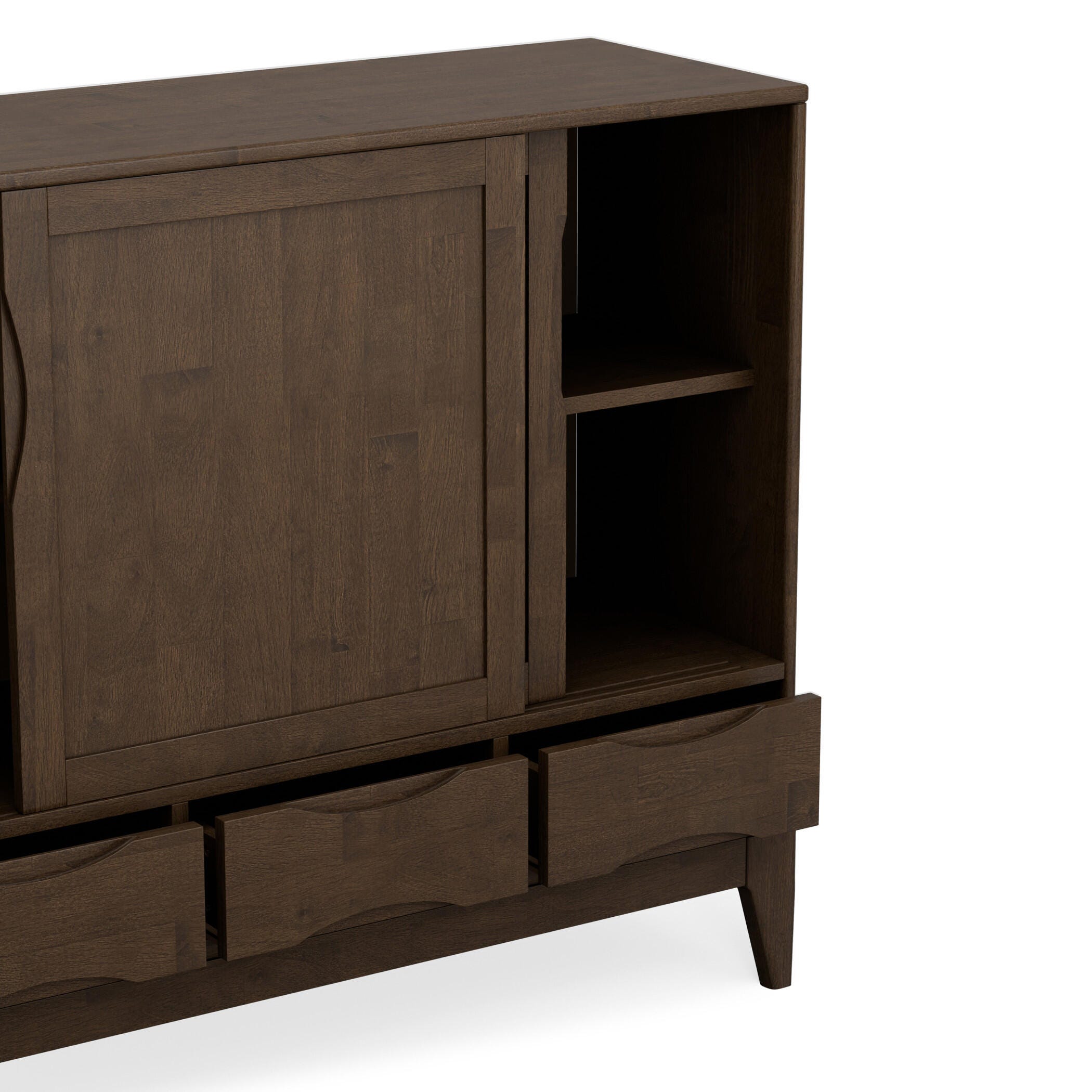 Simpli Home Harper Harper 48" Mid Century Storage Cabinet, , large