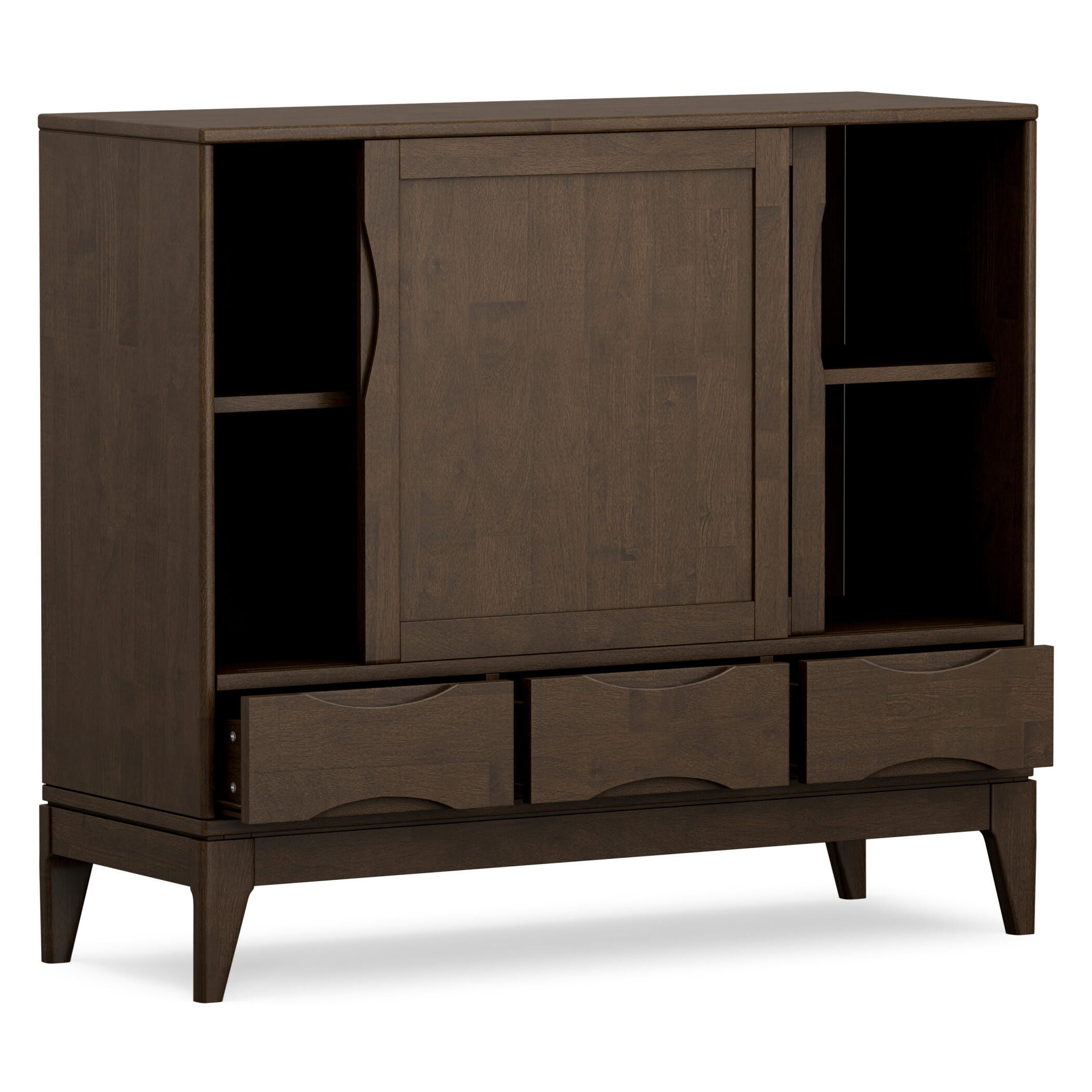 Simpli Home Harper Harper 48" Mid Century Storage Cabinet, , large