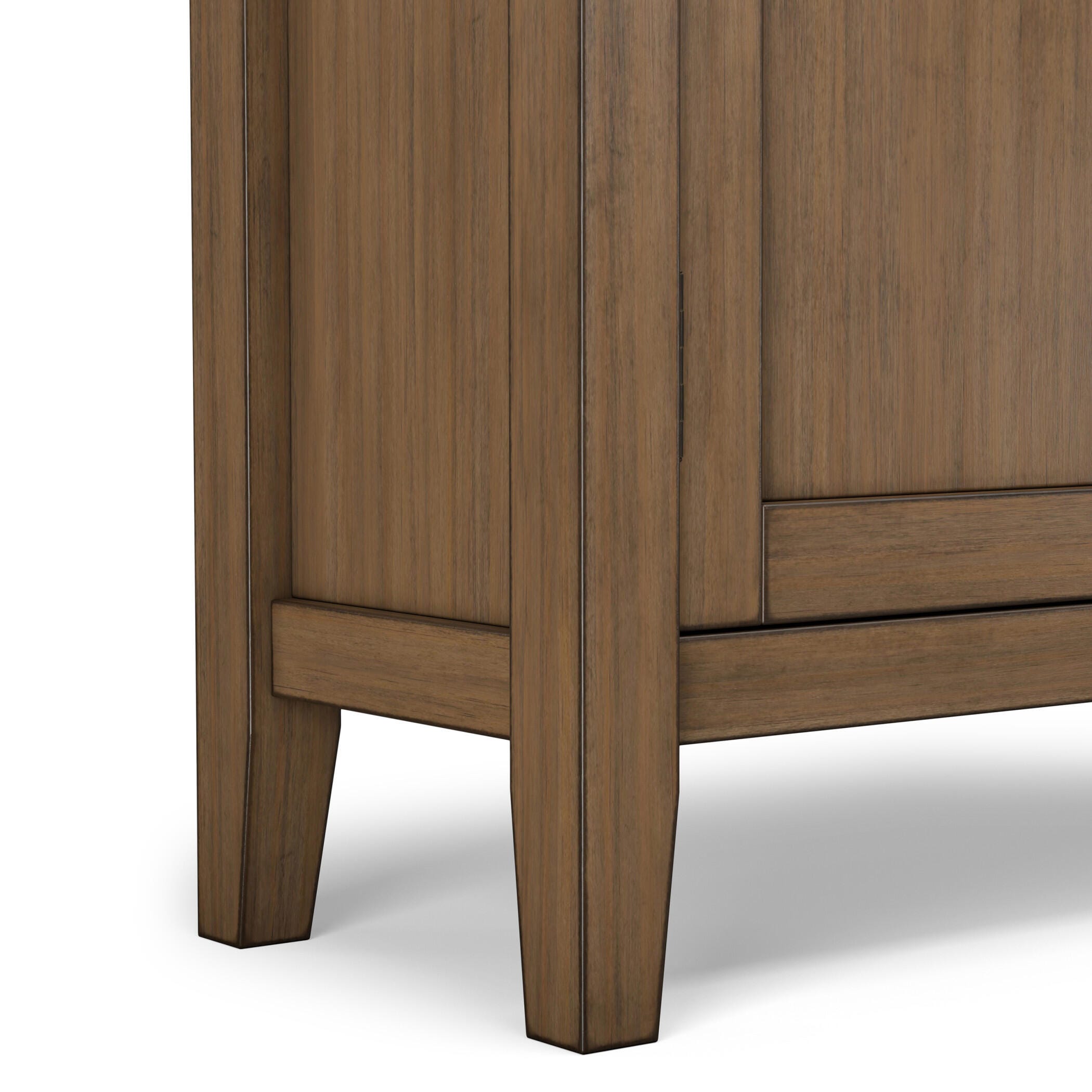 Simpli Home Redmond Redmond 32" Rustic Storage Cabinet, Rustic Natural Aged Brown, large