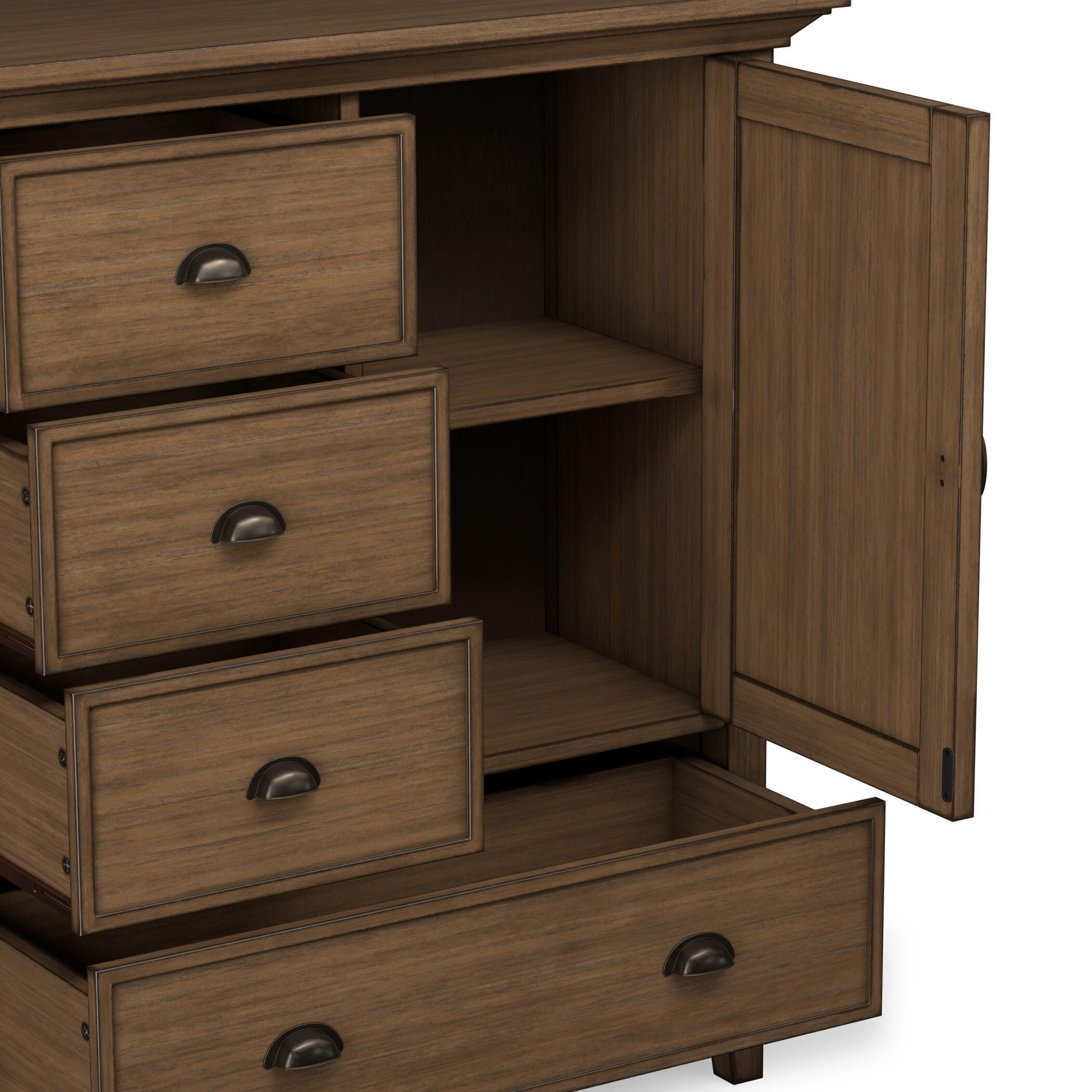Simpli Home Redmond Redmond 39" Rustic Storage Cabinet, , large