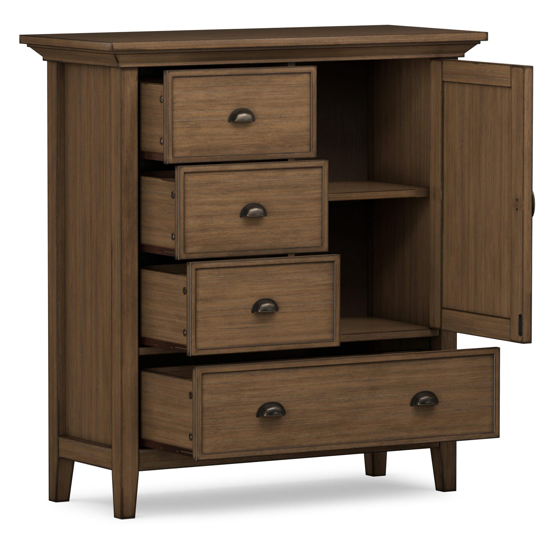 Simpli Home Redmond Redmond 39" Rustic Storage Cabinet, , large