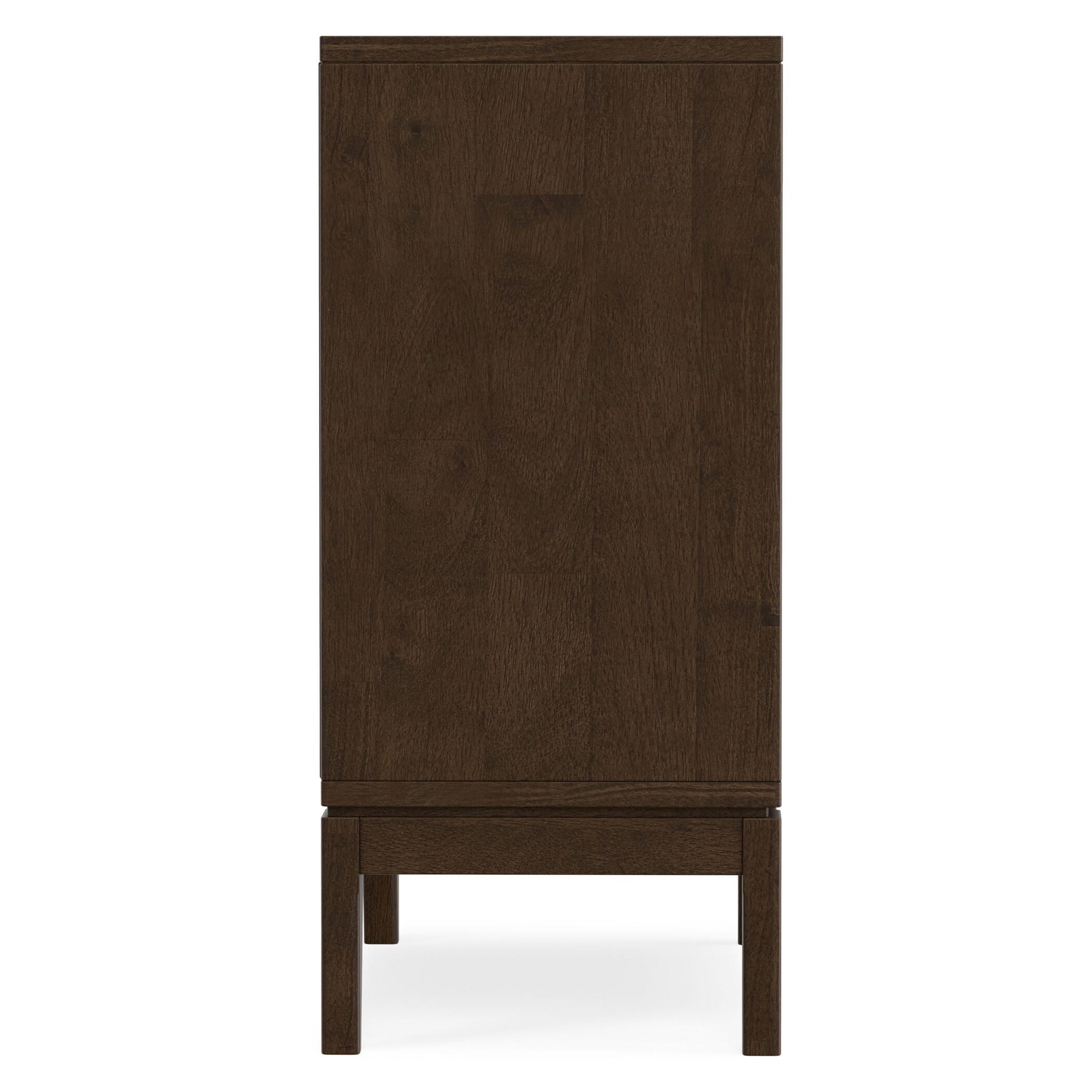 Simpli Home Harper Harper 30" Mid Century Storage Cabinet, Dark Brown, large