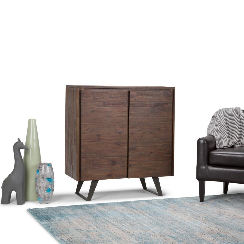 Simpli Home Lowry 39" Industrial Storage Cabinet, , rollover