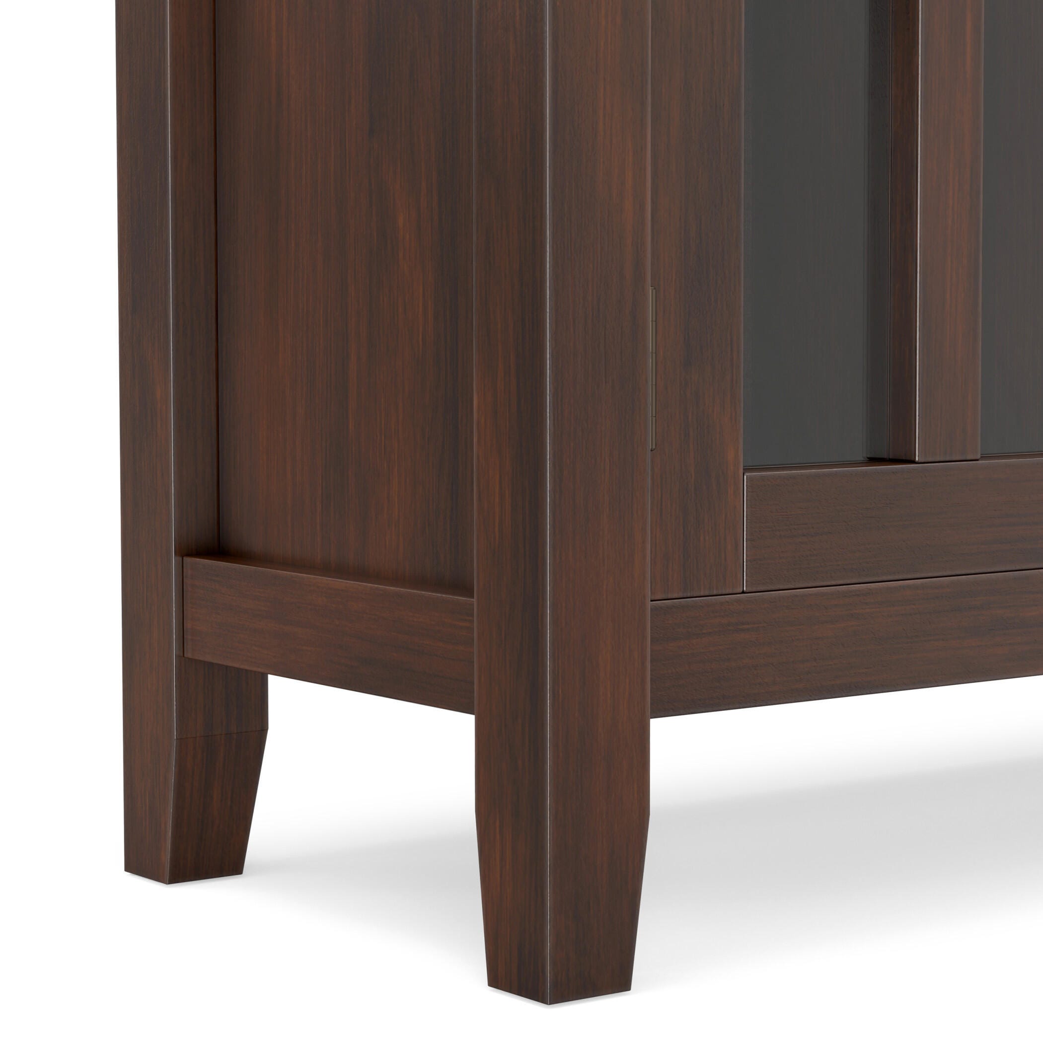 Simpli Home Artisan Artisan 30" Contemporary Storage Cabinet, Russet Brown, large