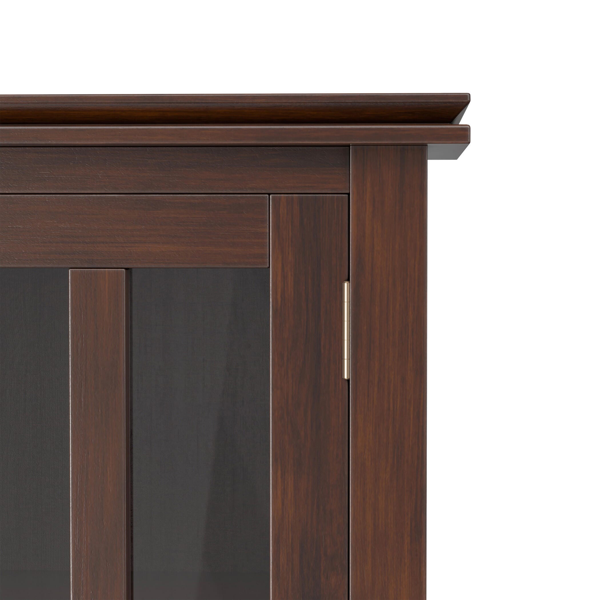 Simpli Home Artisan Artisan 30" Contemporary Storage Cabinet, Russet Brown, large