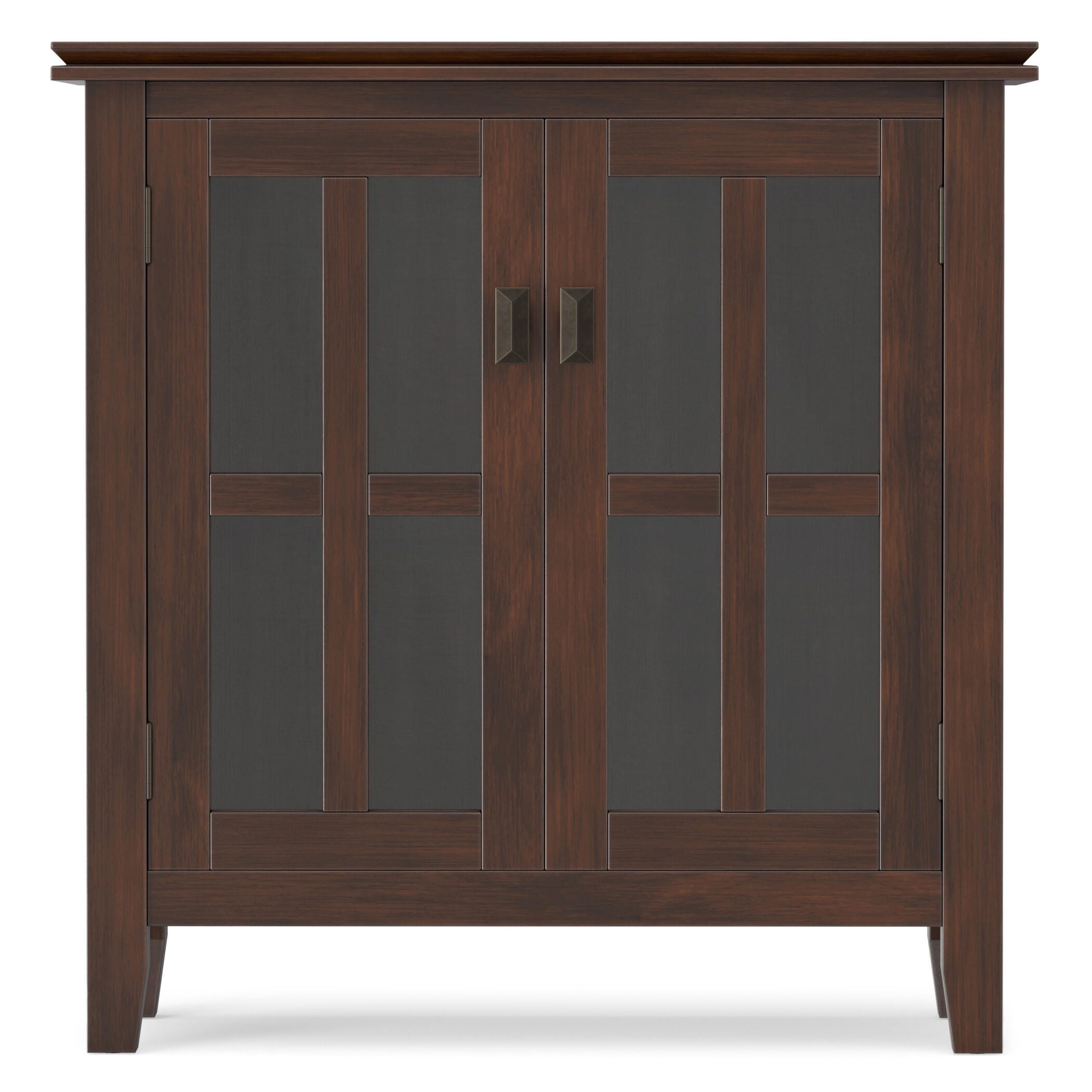 Simpli Home Artisan Artisan 30" Contemporary Storage Cabinet, Russet Brown, large