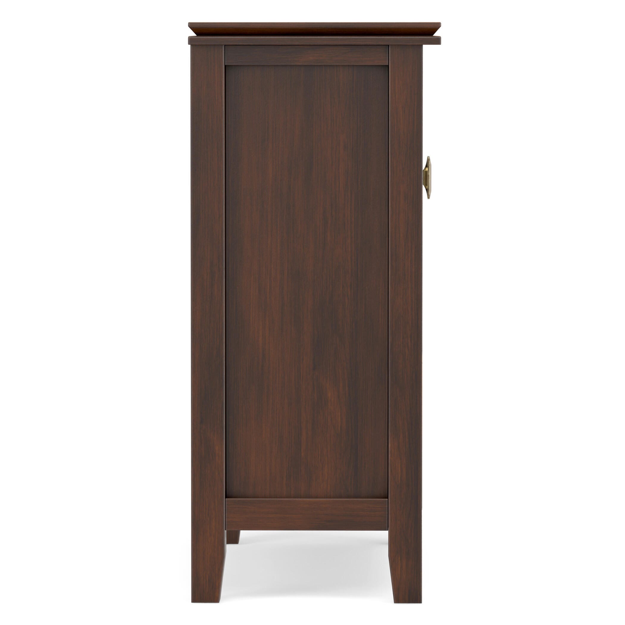 Simpli Home Artisan Artisan 30" Contemporary Storage Cabinet, Russet Brown, large