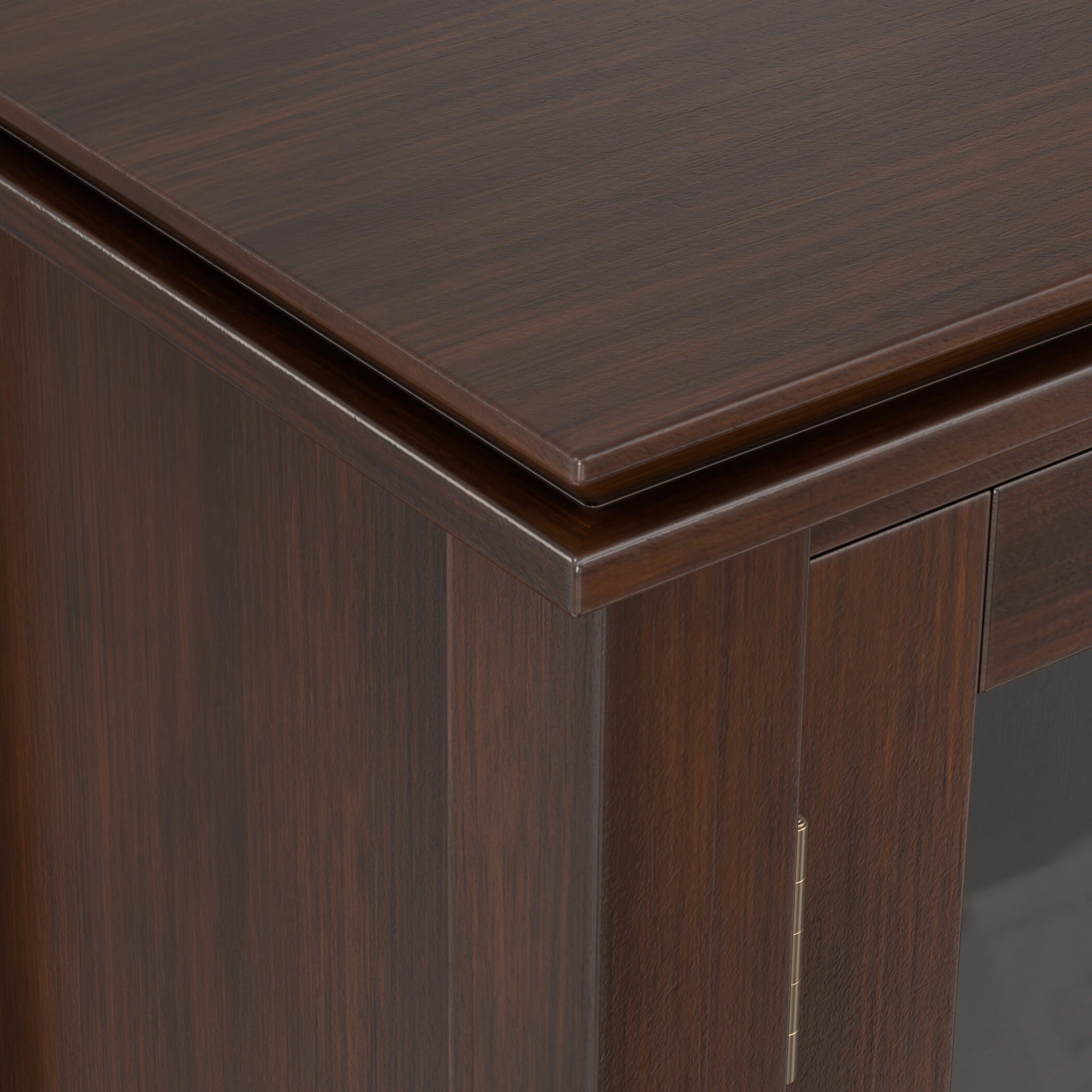 Simpli Home Artisan Artisan 30" Contemporary Storage Cabinet, Russet Brown, large