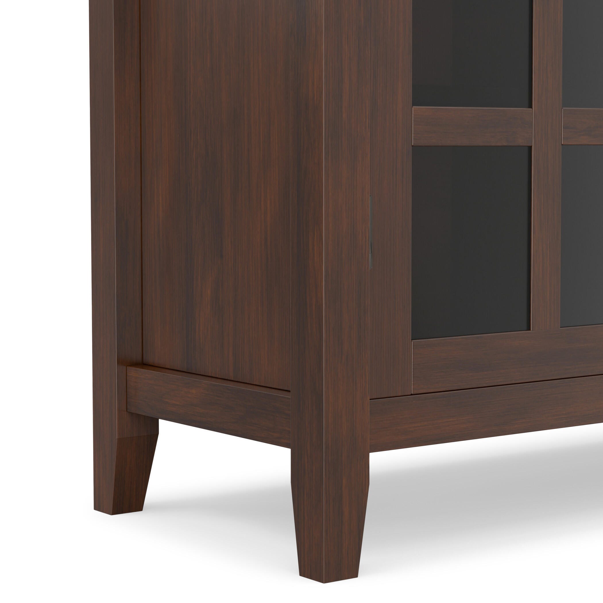 Simpli Home Artisan Artisan 38" Contemporary Storage Cabinet, Russet Brown, large