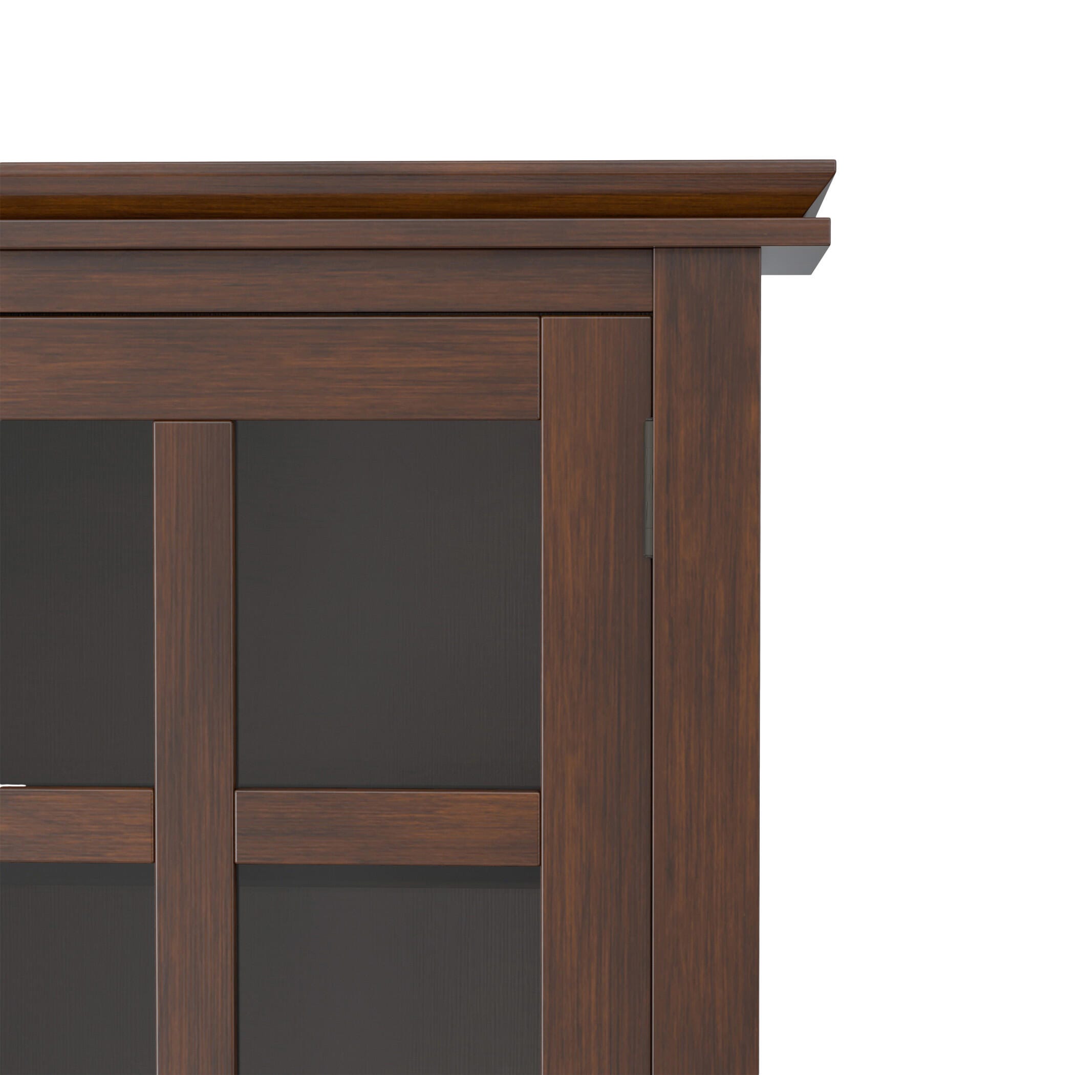 Simpli Home Artisan Artisan 38" Contemporary Storage Cabinet, Russet Brown, large