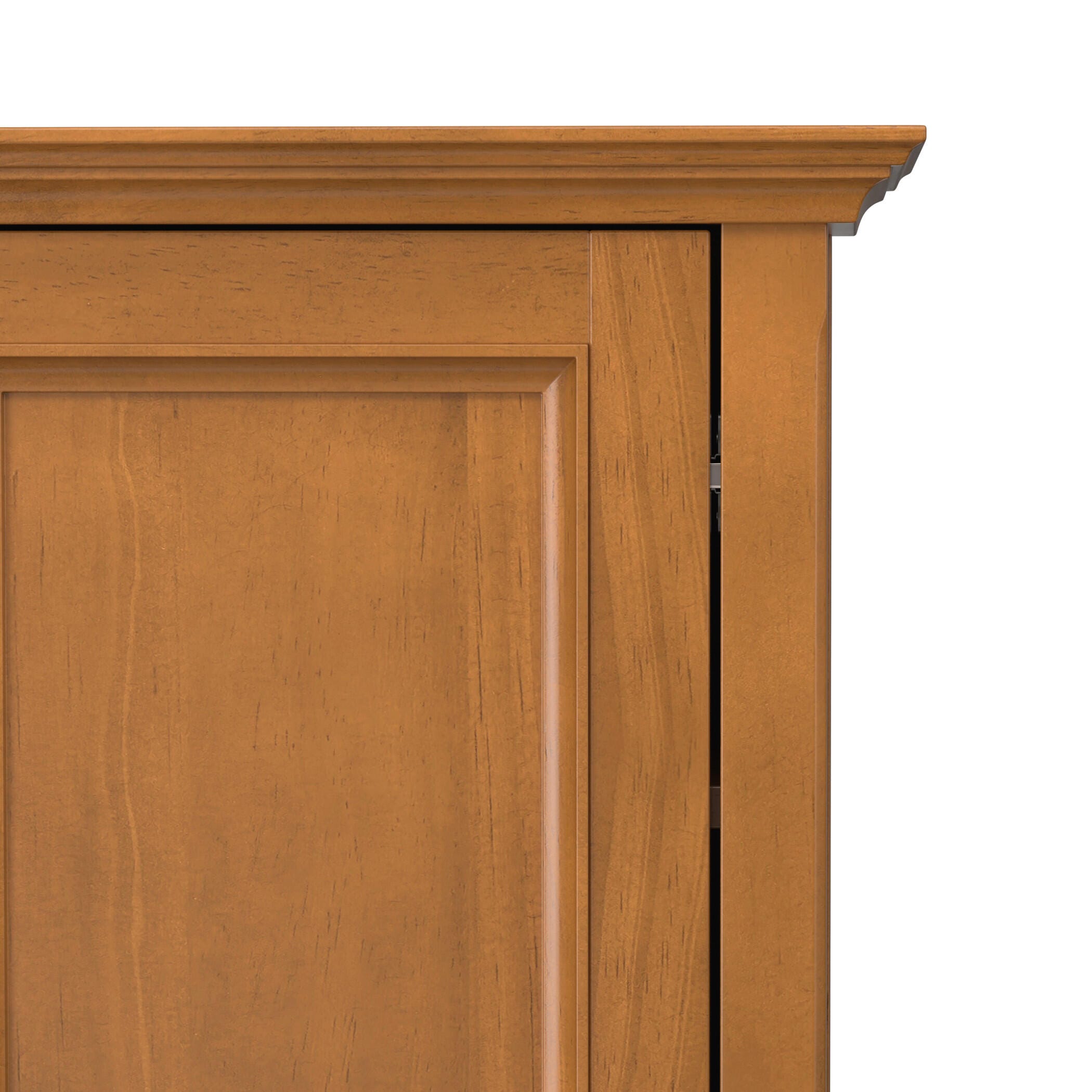 Simpli Home Amherst Amherst 37" Transitional Storage Cabinet, Light Golden Brown, large