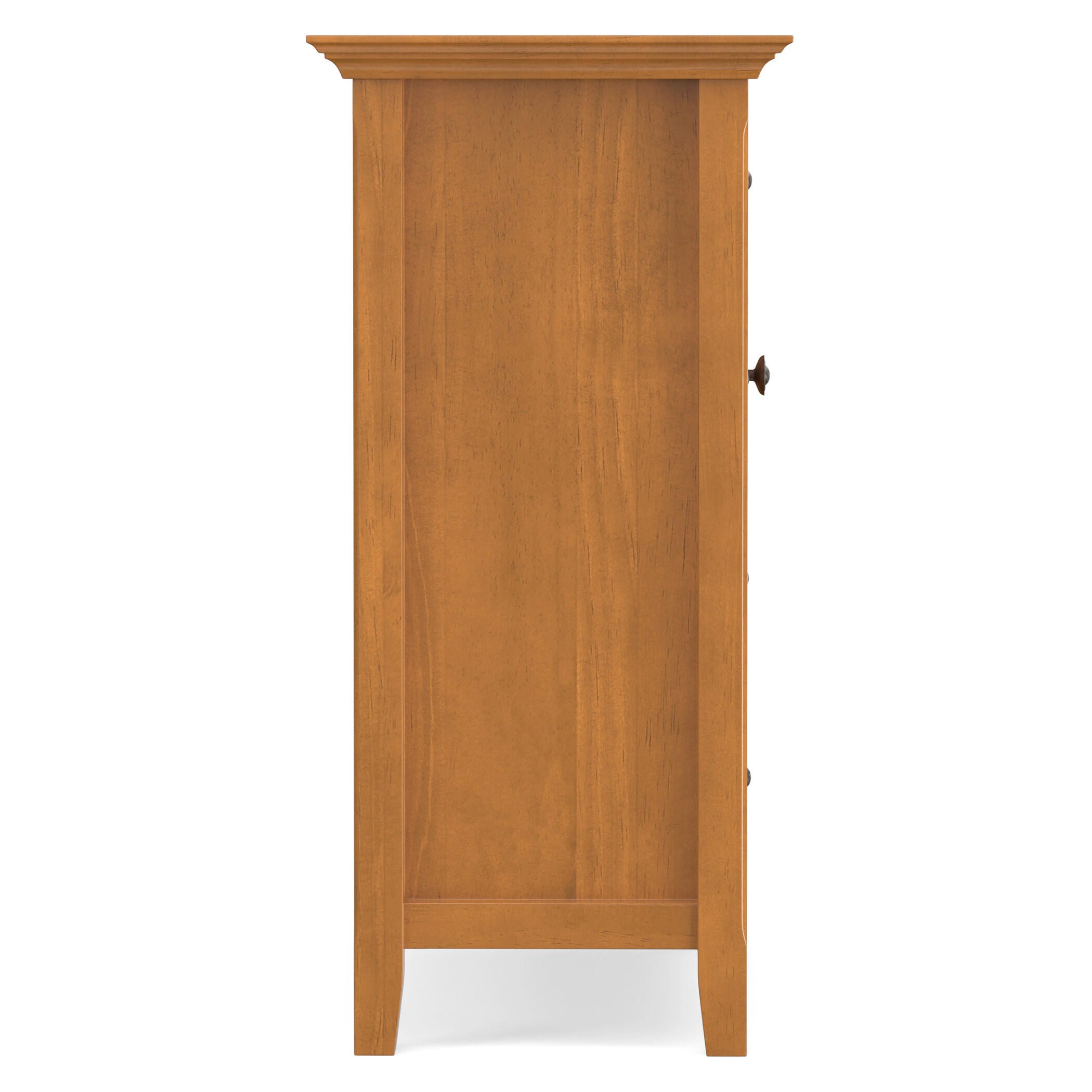 Simpli Home Amherst Amherst 37" Transitional Storage Cabinet, Light Golden Brown, large