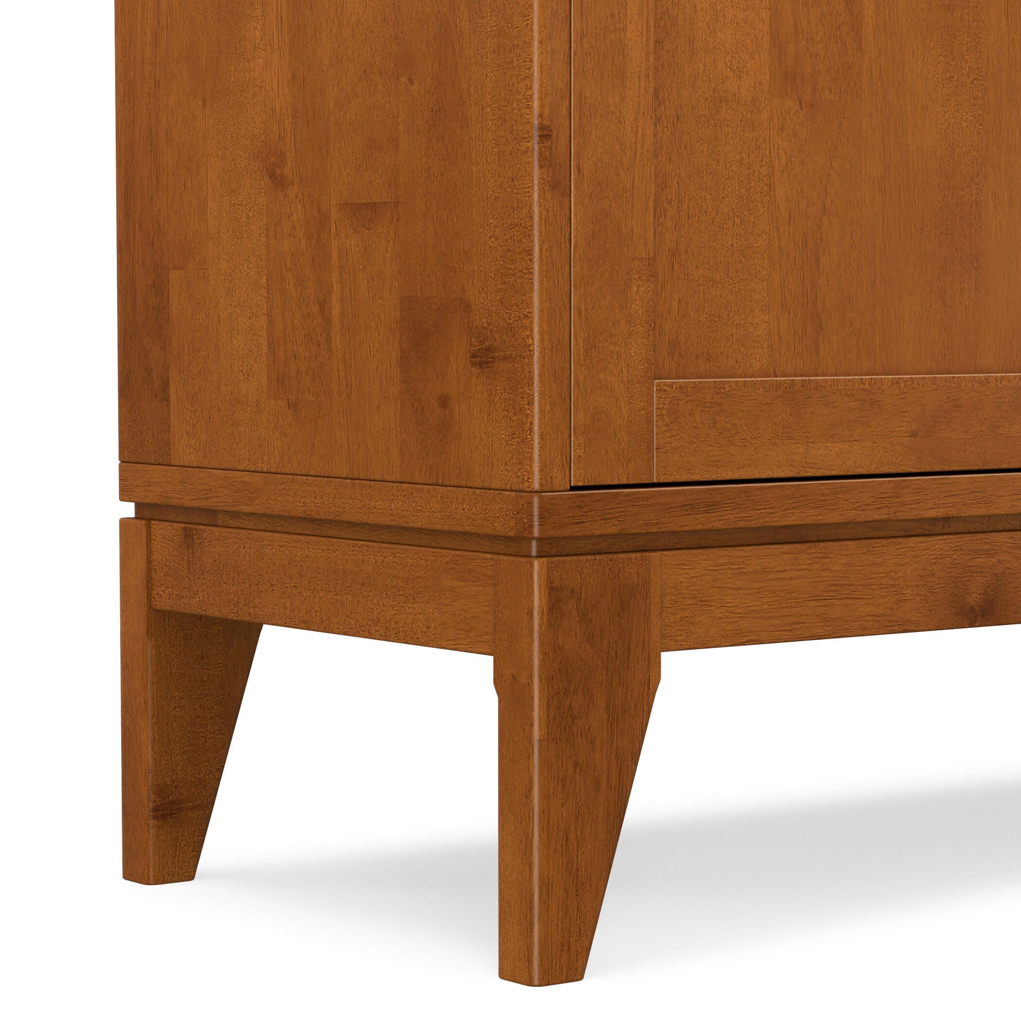 Simpli Home Harper Harper 30" Mid Century Storage Cabinet, Brown, large