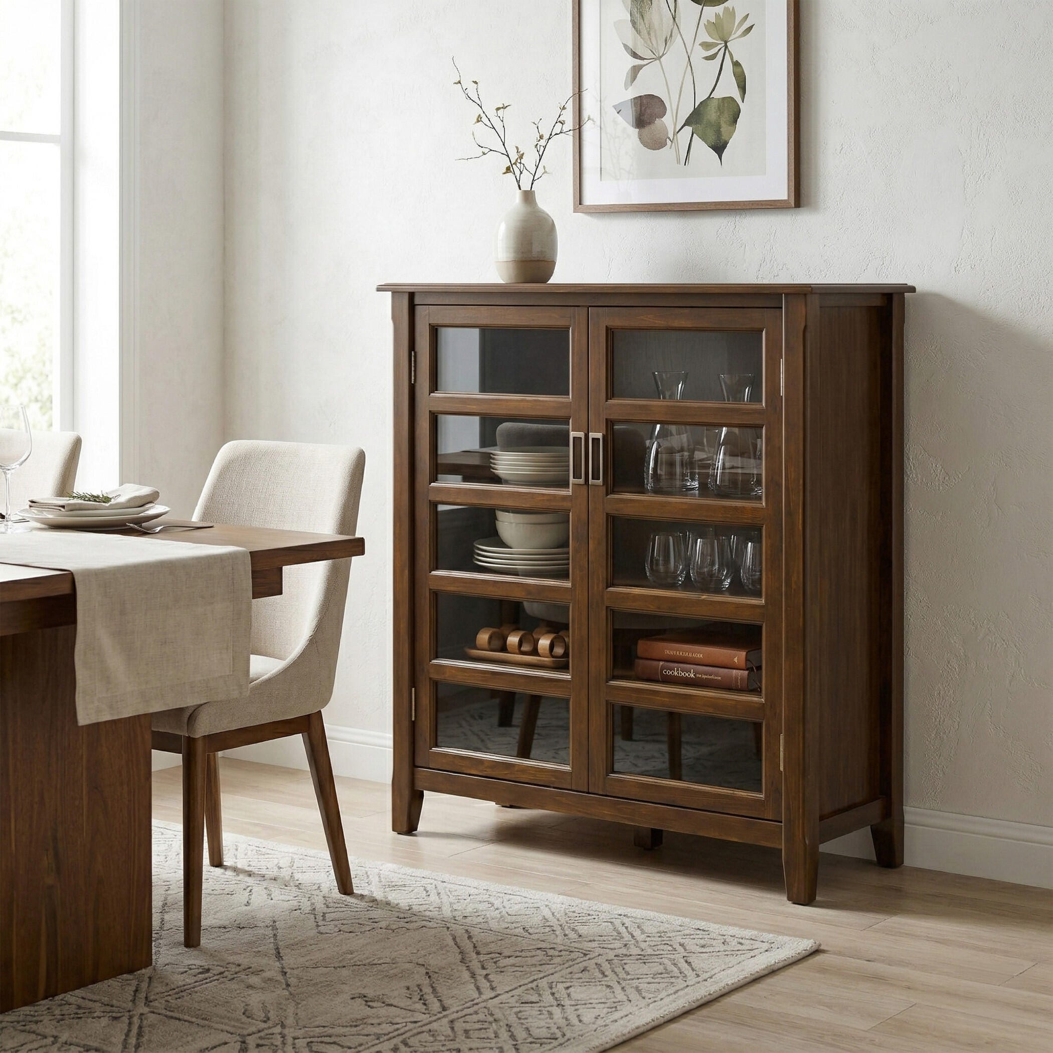 Simpli Home Burlington Burlington 40" Traditional Storage Cabinet, , large