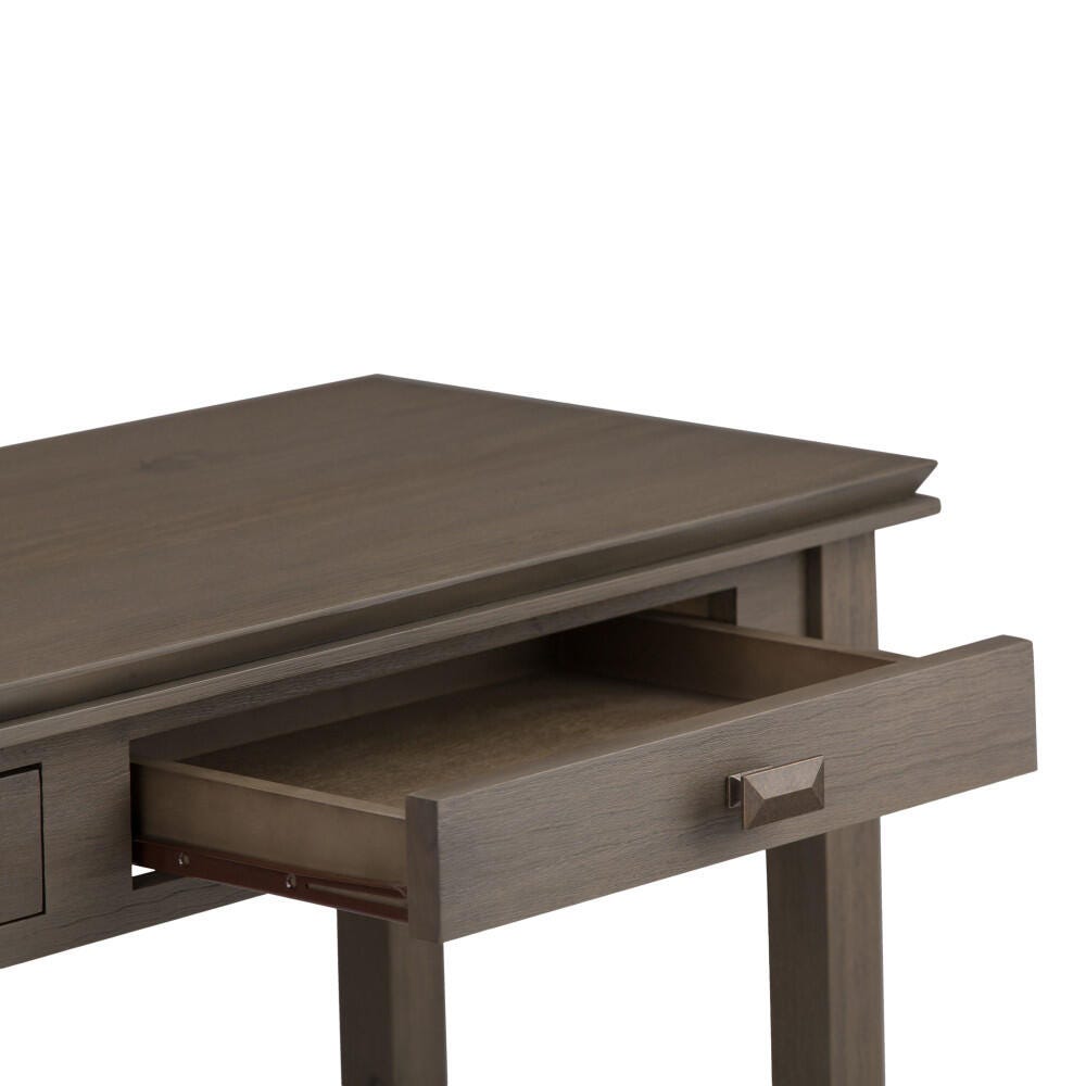 Simpli Home Artisan Console Sofa Table, Farmhouse Gray, large