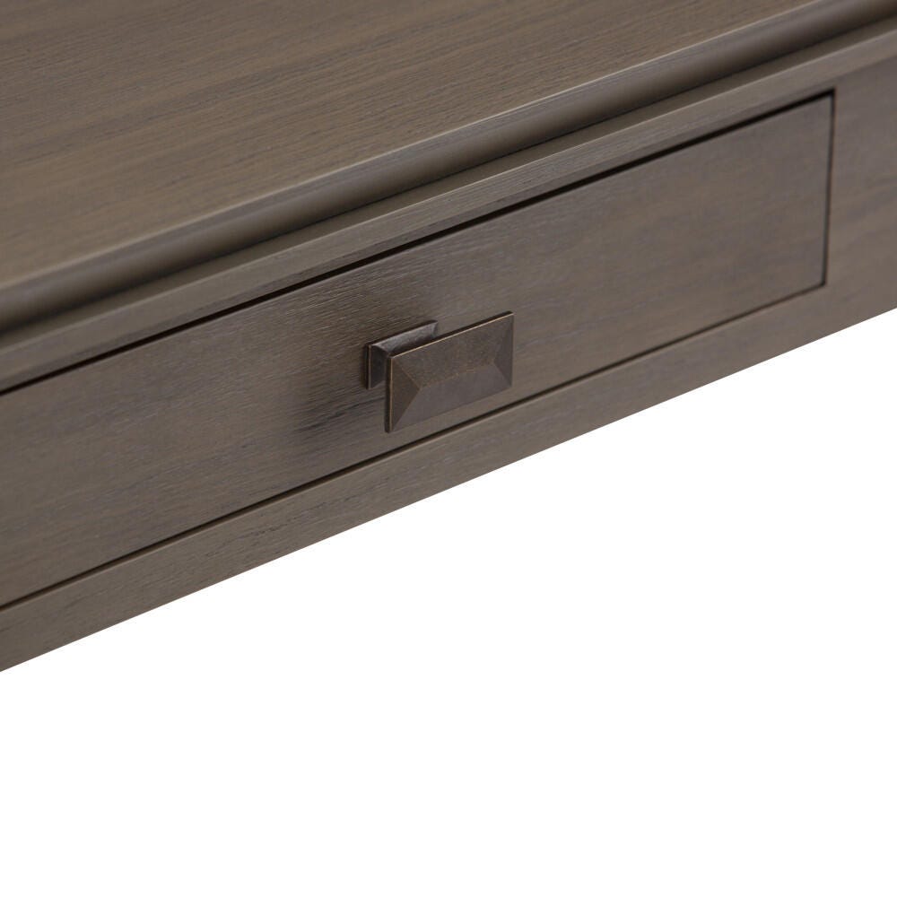 Simpli Home Artisan Console Sofa Table, Farmhouse Gray, large