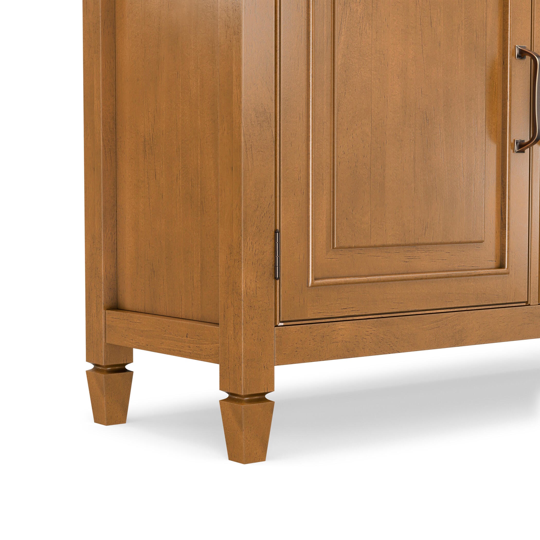 Simpli Home Connaught Connaught Entryway Storage Cabinet, Light Golden Brown, large