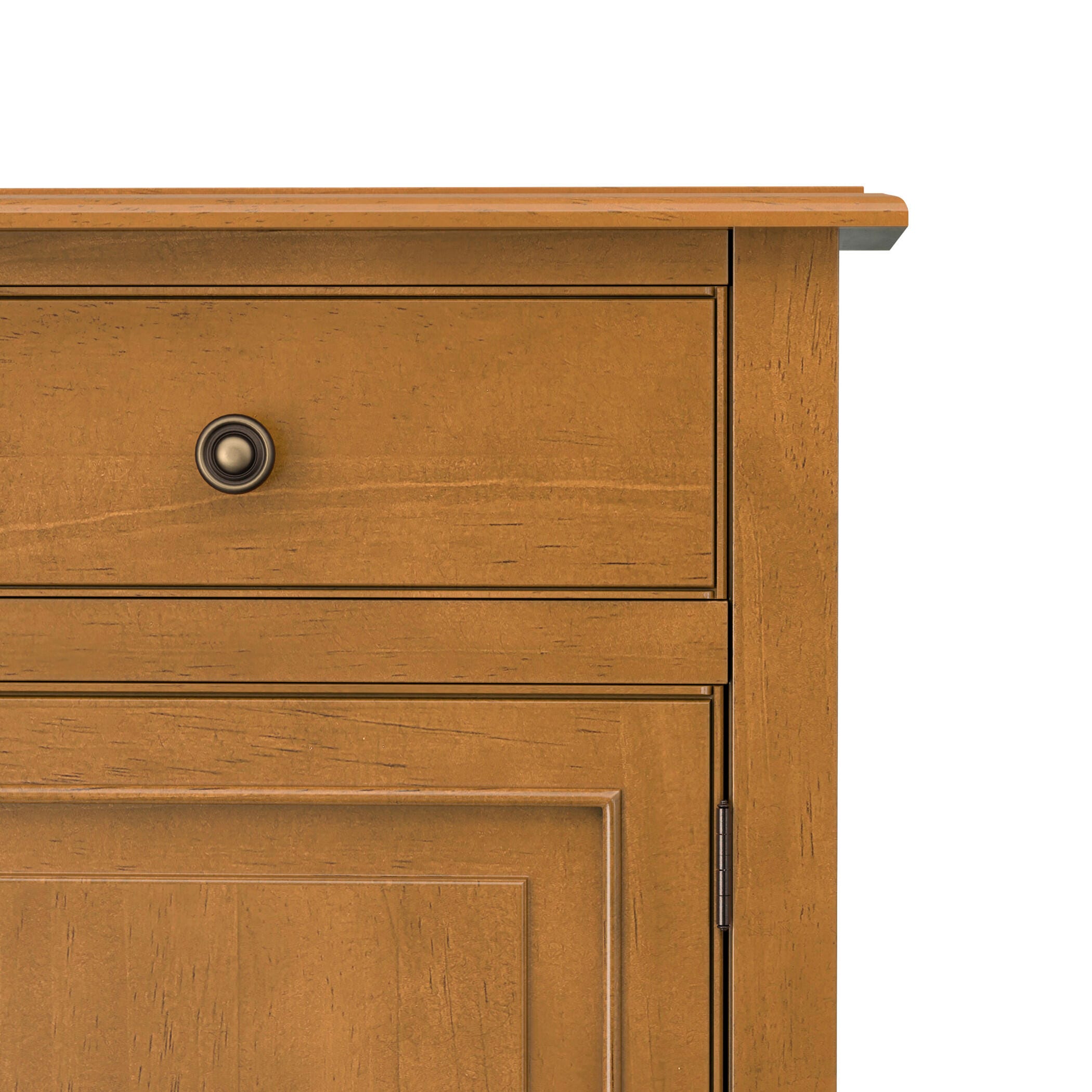 Simpli Home Connaught Connaught Entryway Storage Cabinet, Light Golden Brown, large