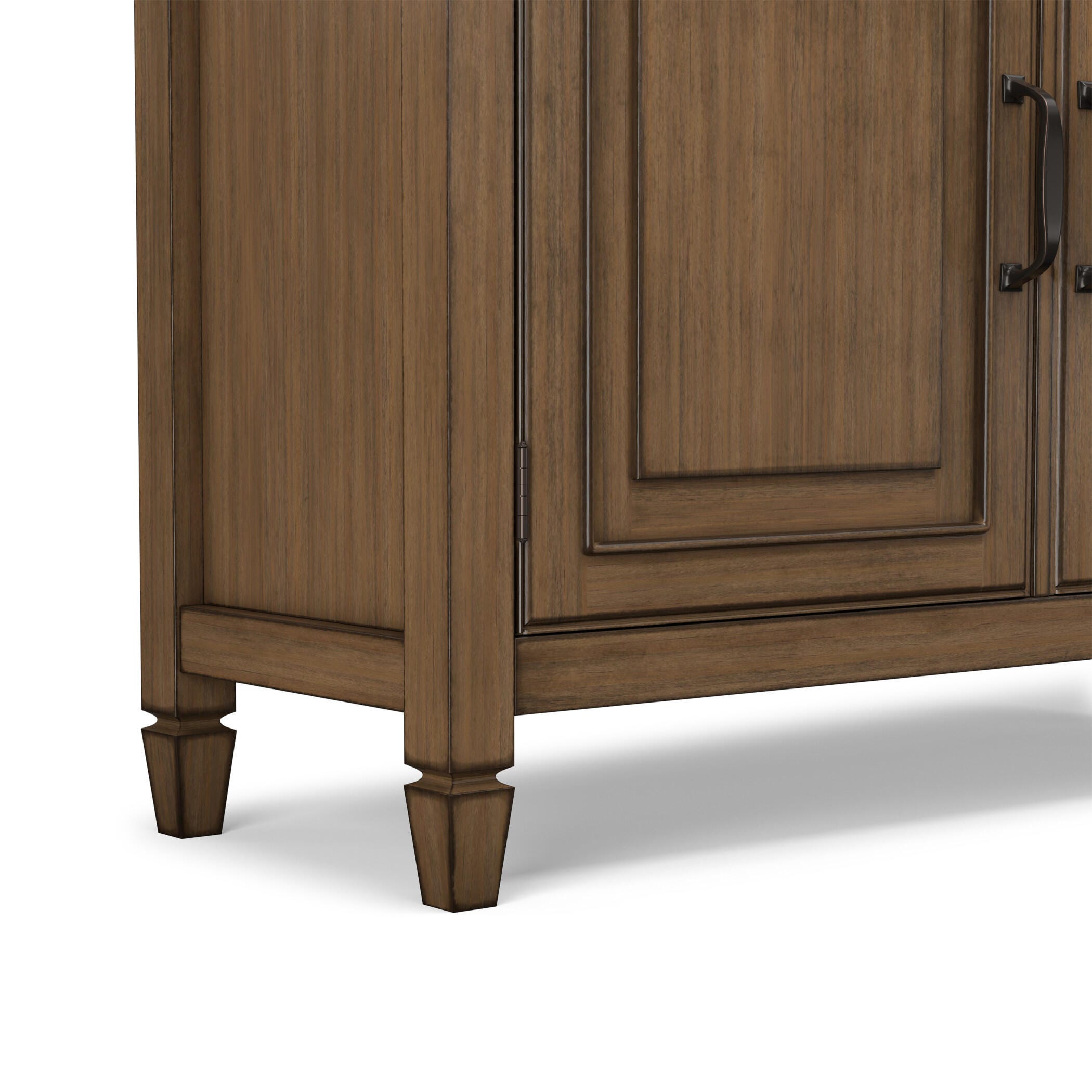 Simpli Home Connaught Connaught Entryway Storage Cabinet, Rustic Natural Aged Brown, large