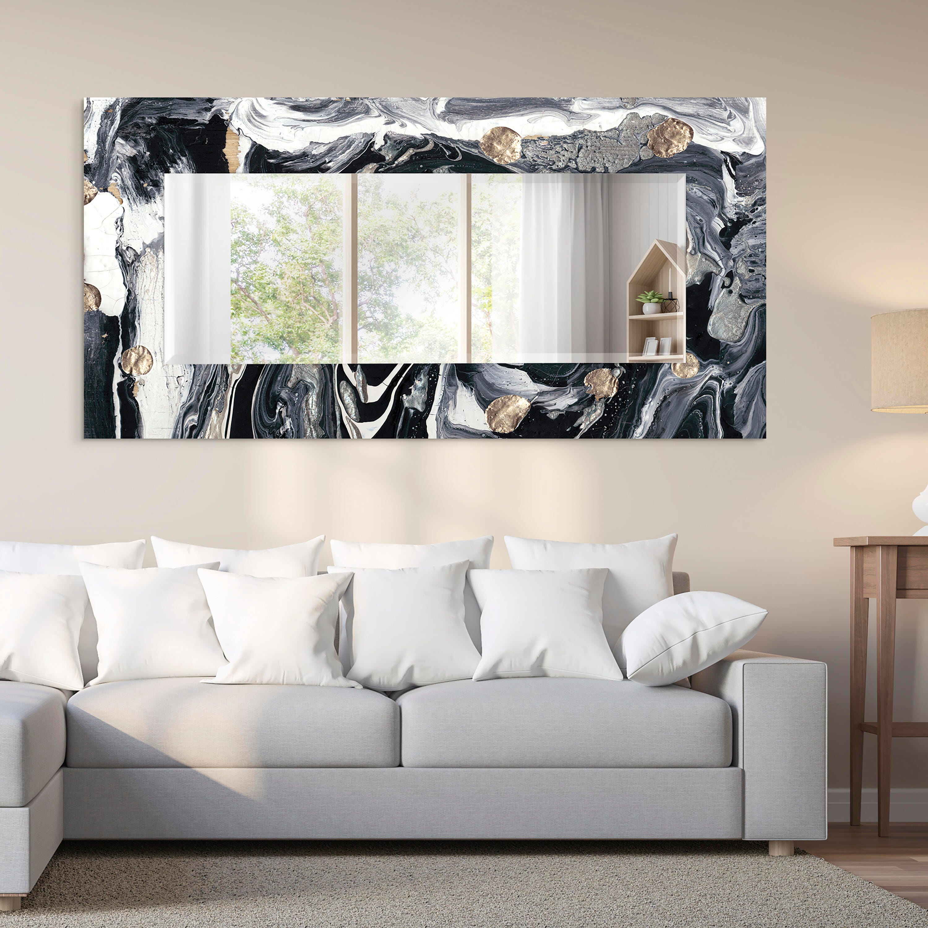 Empire Art Direct Mirror Tempered Art Glass, , rollover