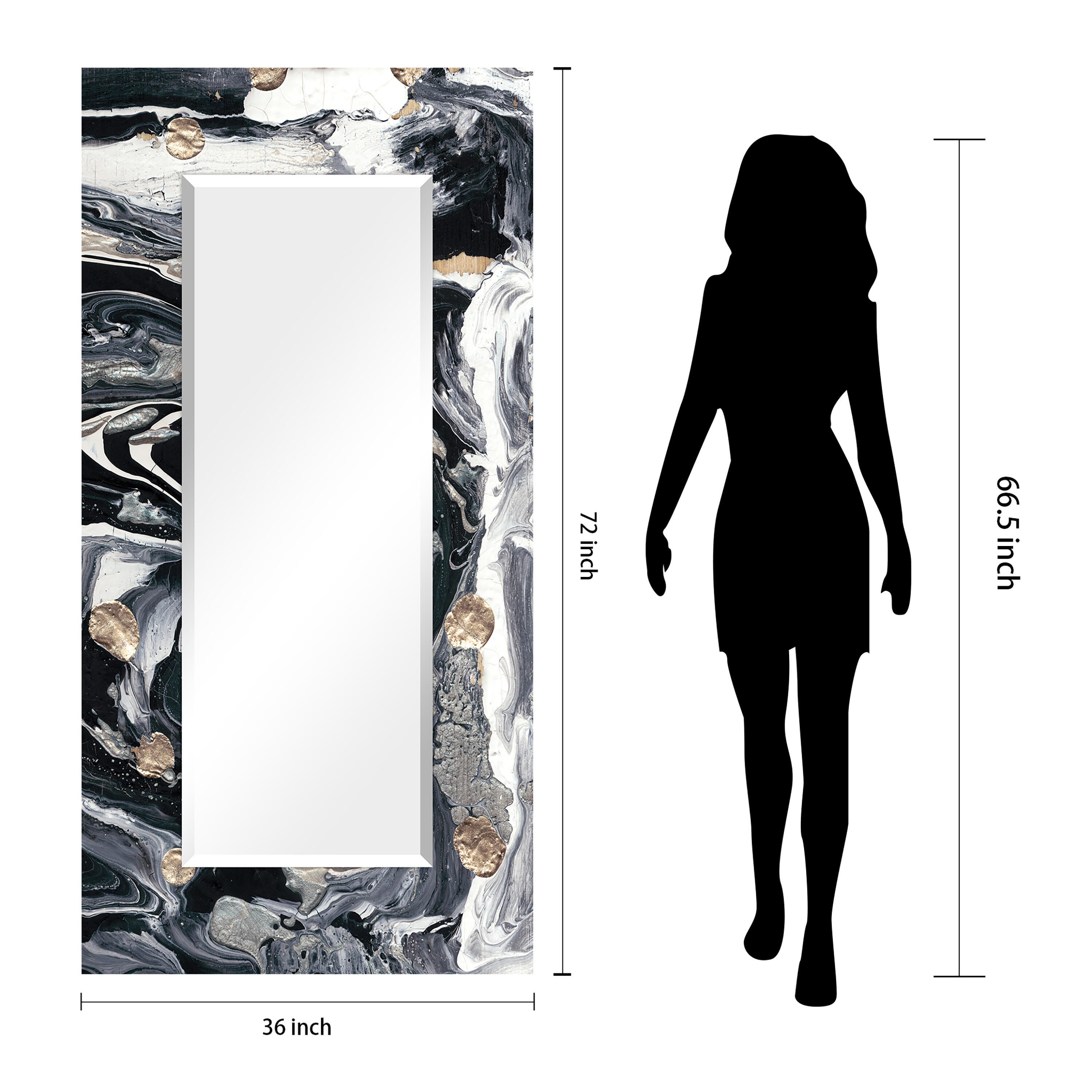 Empire Art Direct Mirror Tempered Art Glass, , large