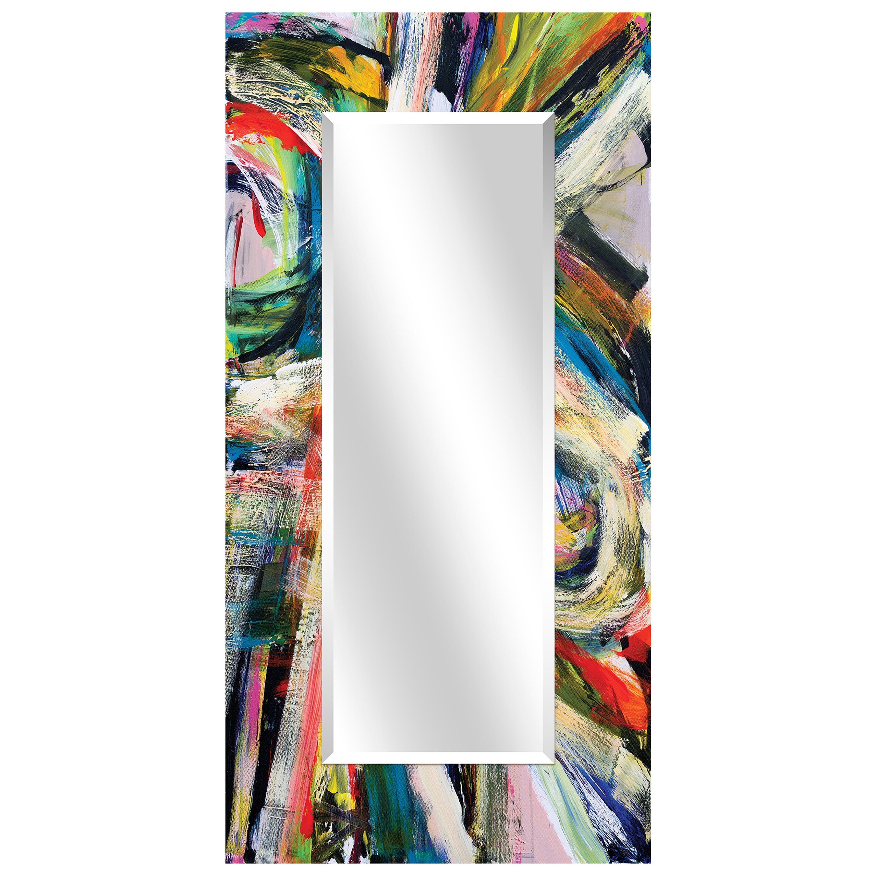 Empire Art Direct Rock Star Rectangular Mirror Tempered Art Glass, , large