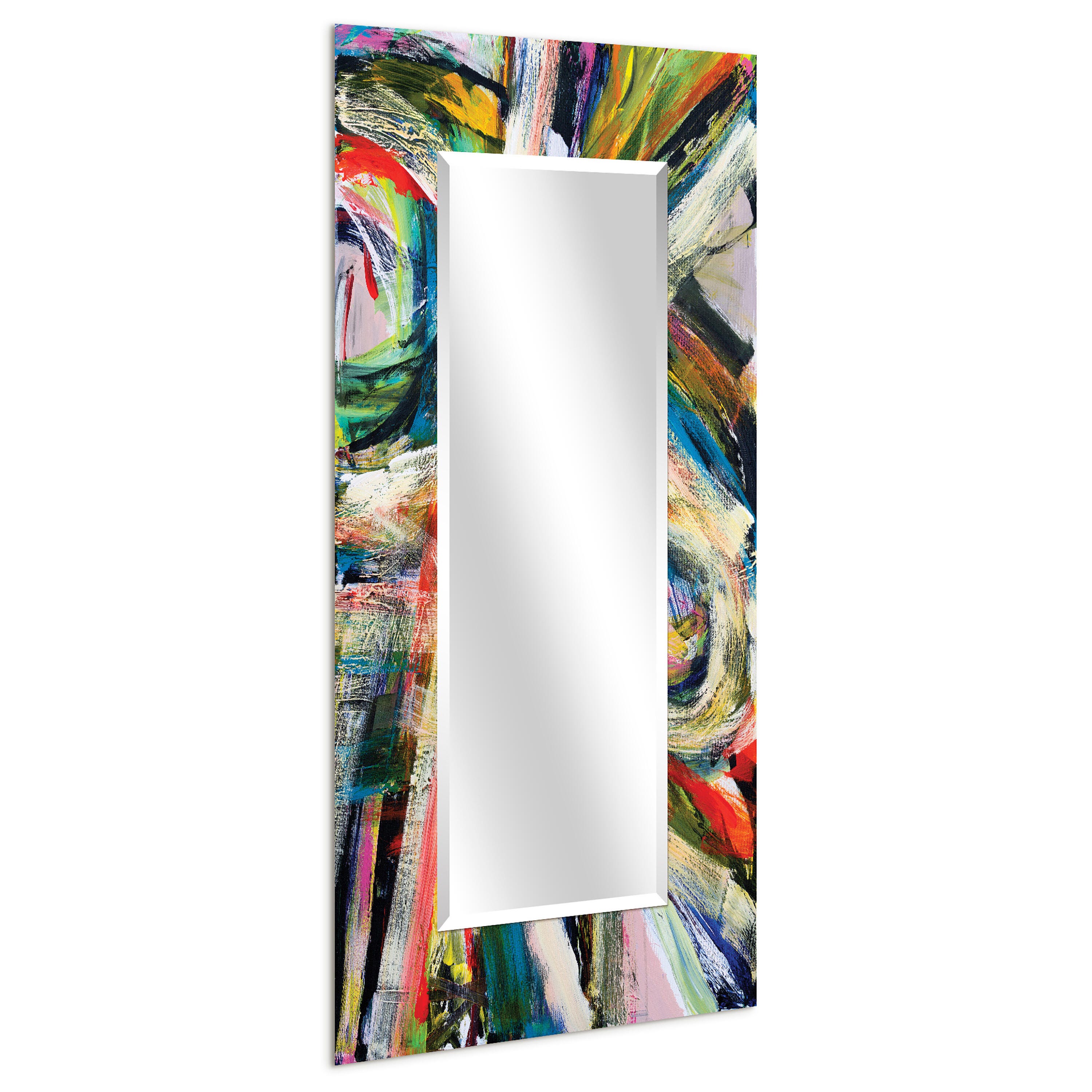 Empire Art Direct Rock Star Rectangular Mirror Tempered Art Glass, , large