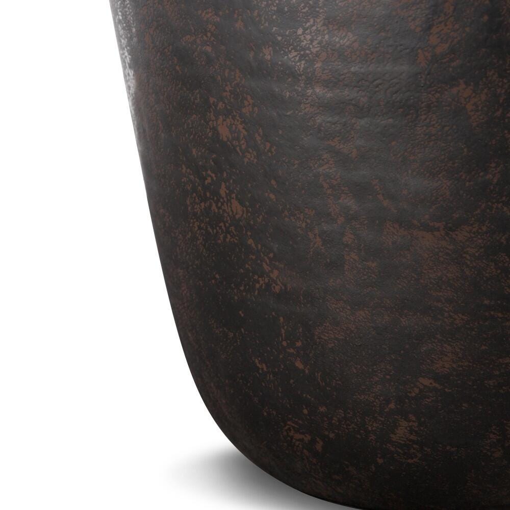 Simpli Home Garvy Accent Side Table, Rustic Bronze, large