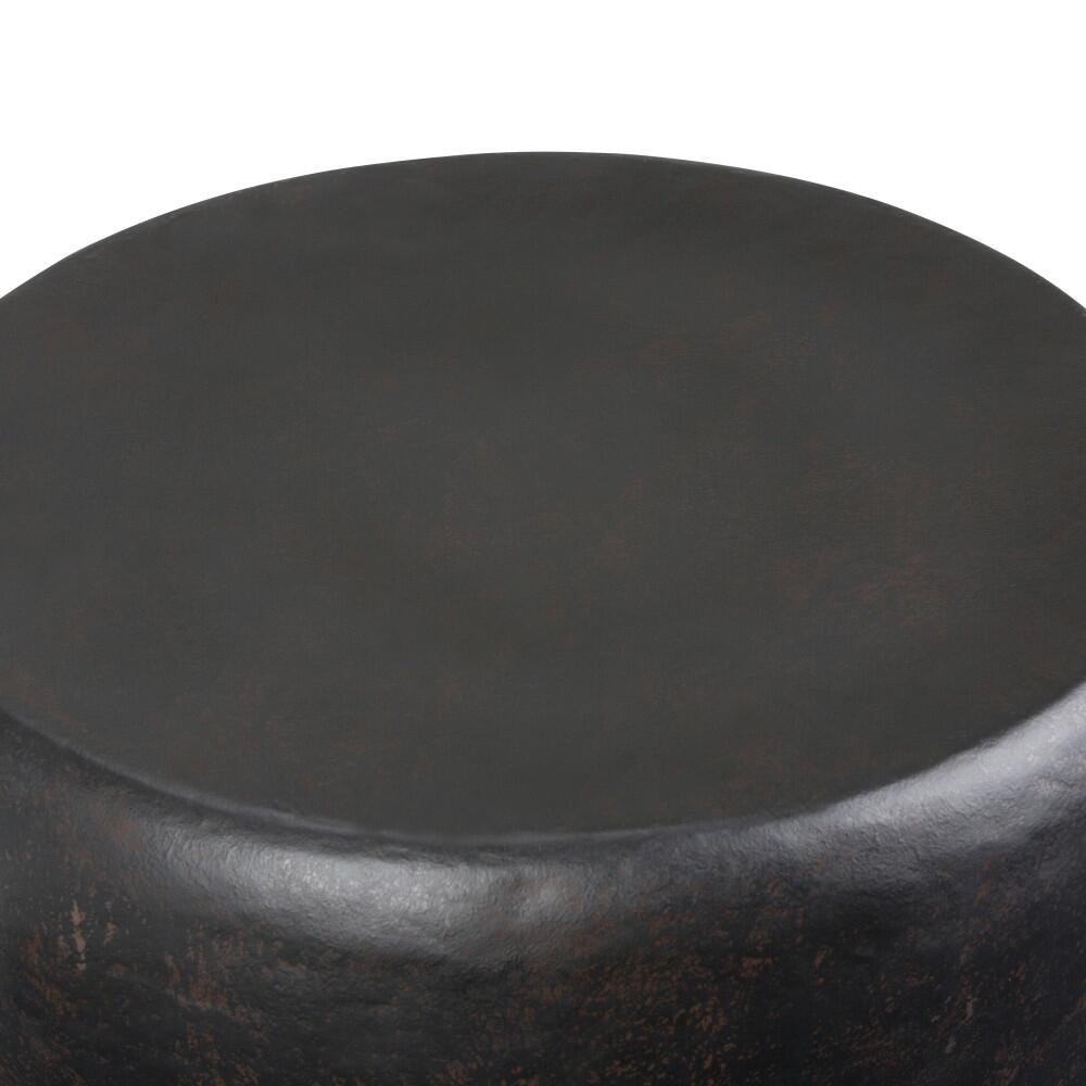 Simpli Home Garvy Accent Side Table, Rustic Bronze, large