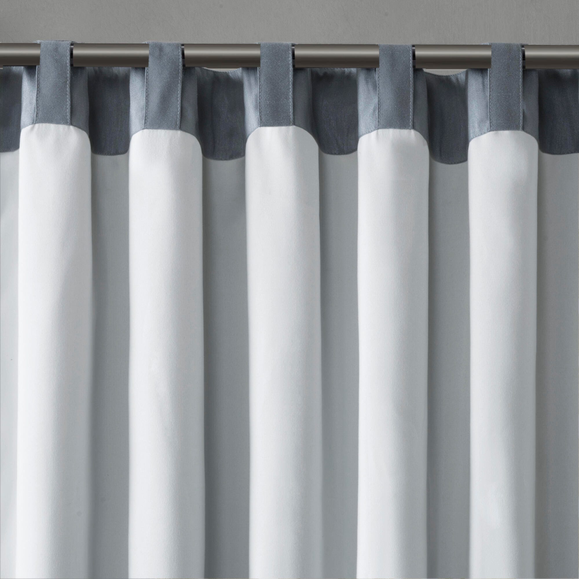 Madison Park Aden Andora Window Curtain, Blue, large