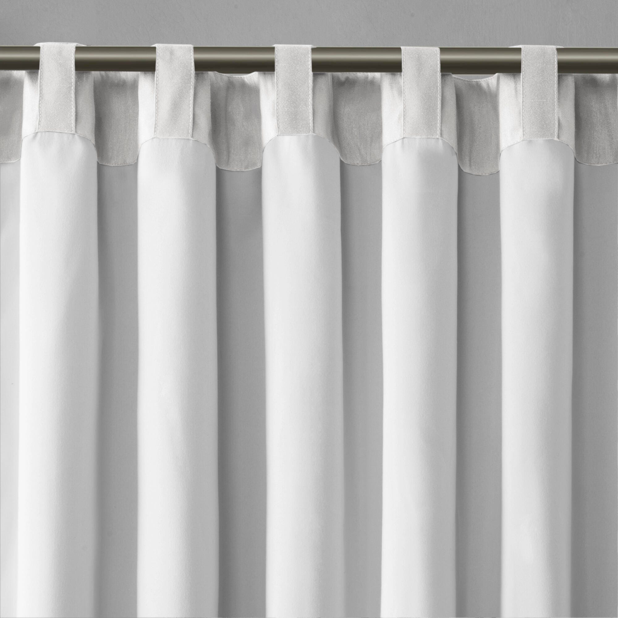 Madison Park Aden Andora Window Curtain, White, large