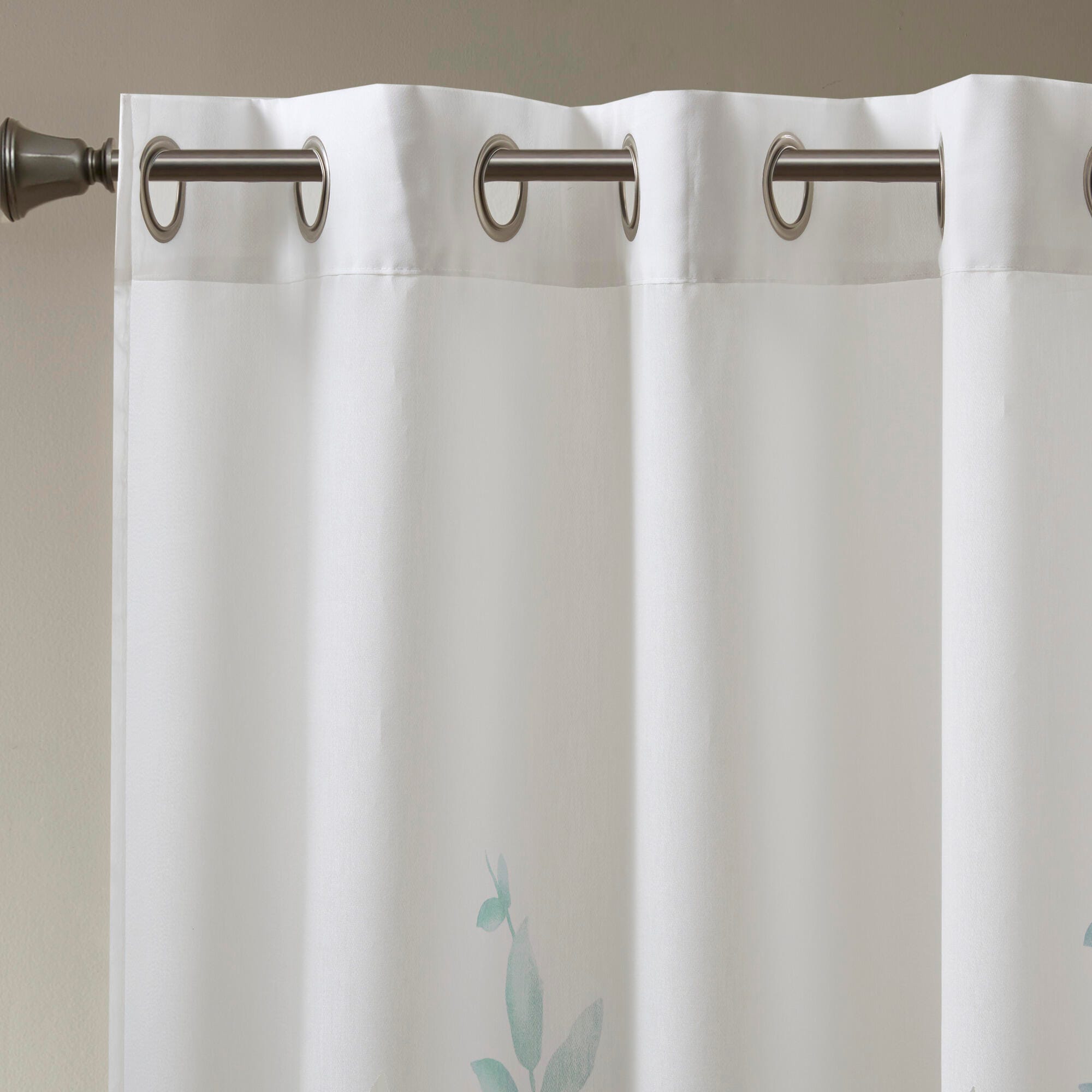 Madison Park Cecily Printed Window Panel, Aqua, large