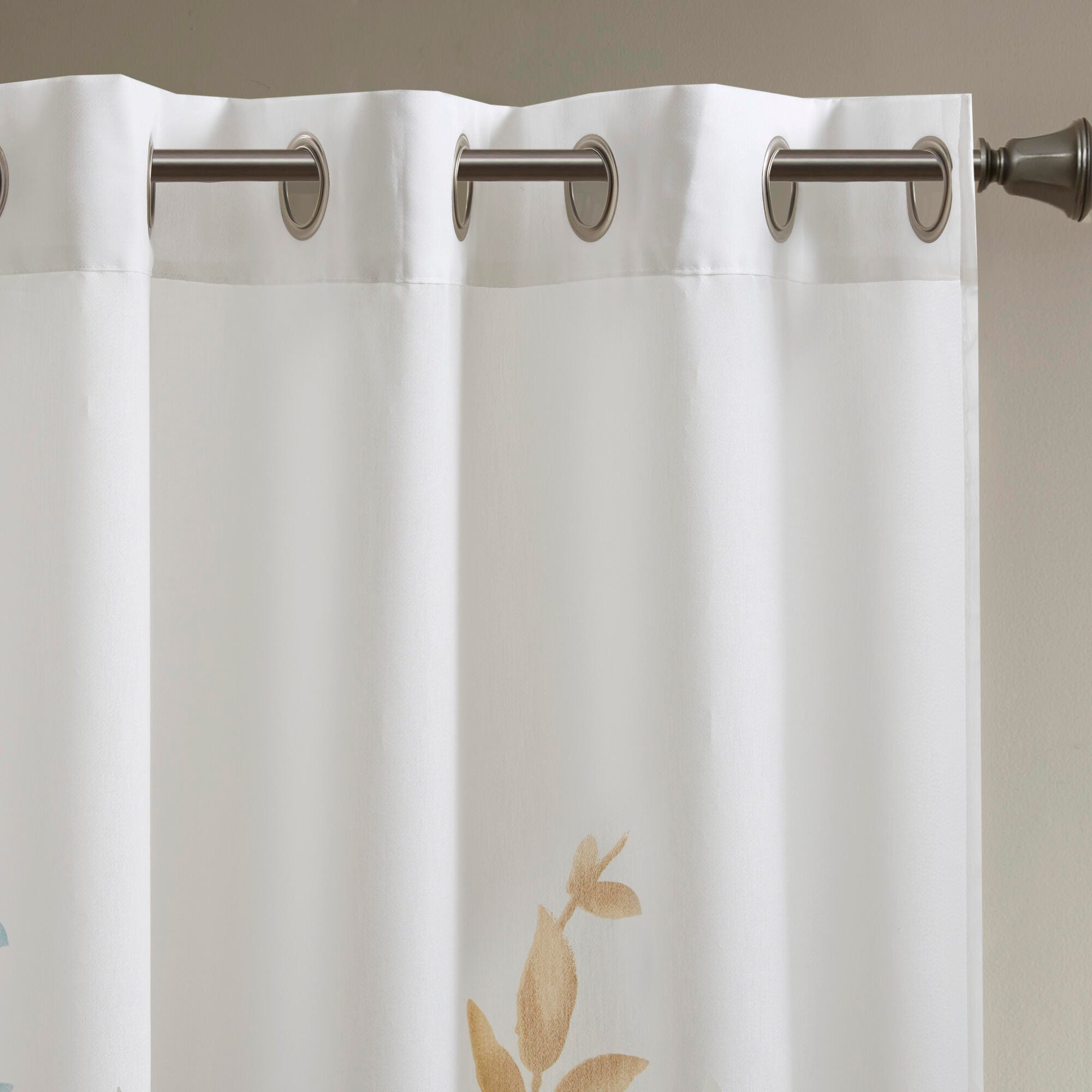 Madison Park Cecily Printed Window Panel, Yellow, large
