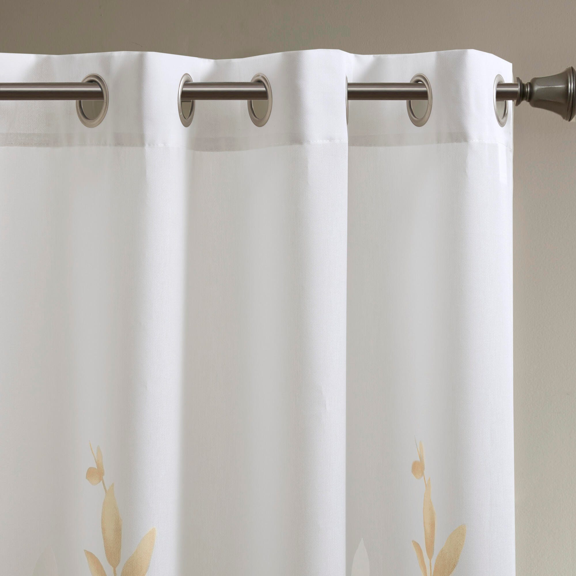 Madison Park Cecily Printed Window Panel, Yellow, large