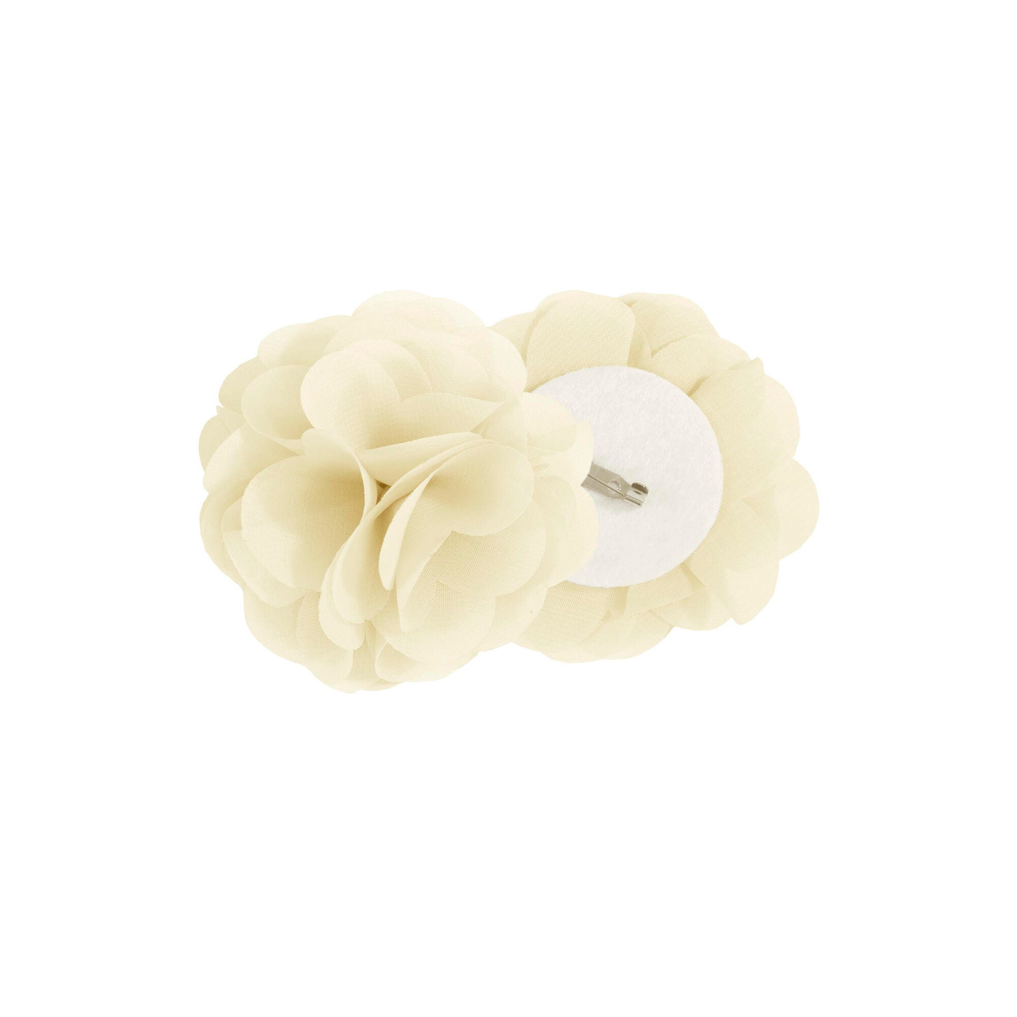Madison Park Rosette Rosette Floral Embellished Cuff Tab Top Solid Window Panel, Linen, large