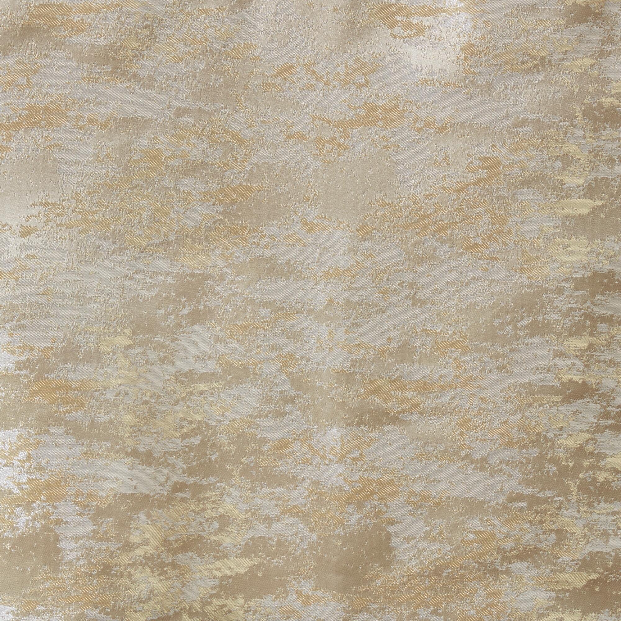 SunSmart Cassius Marble Jacquard Total Blackout Curtain Panel, Gold, large