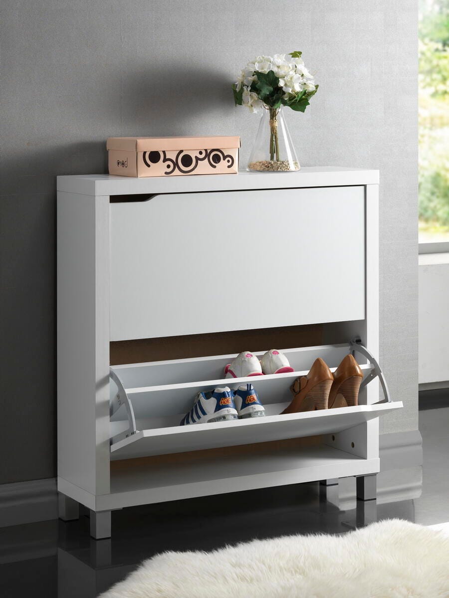 Baxton Studio Simms Shoe Cabinet | Ashley