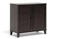 Baxton Studio Glidden Short Modern Shoe Cabinet, , large