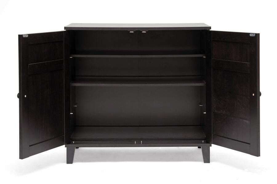 Baxton Studio Glidden Short Modern Shoe Cabinet, , large