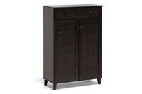Baxton Studio Glidden Tall Modern Shoe Cabinet, , large