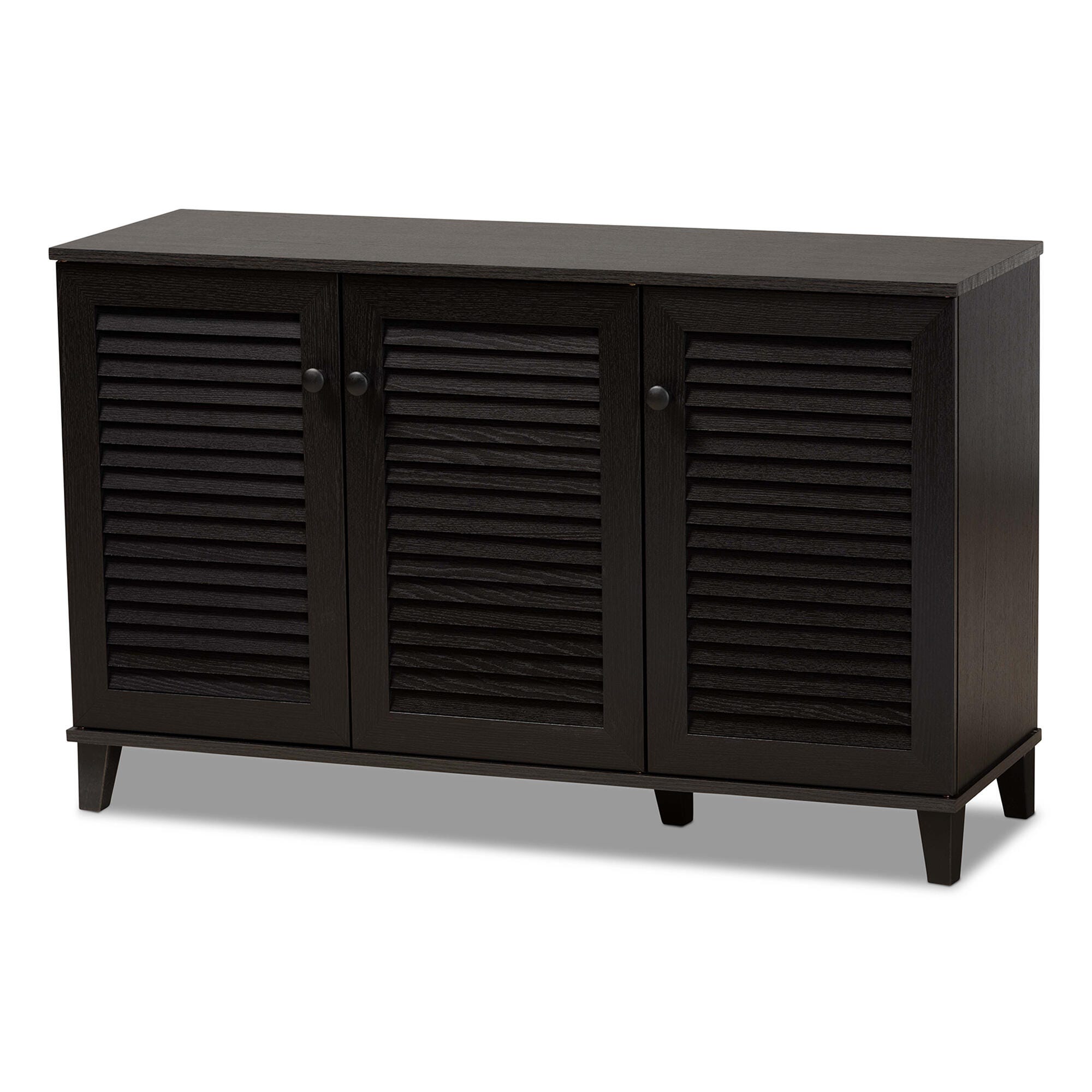 Baxton Studio Warren Shoe Storage Cabinet, , large