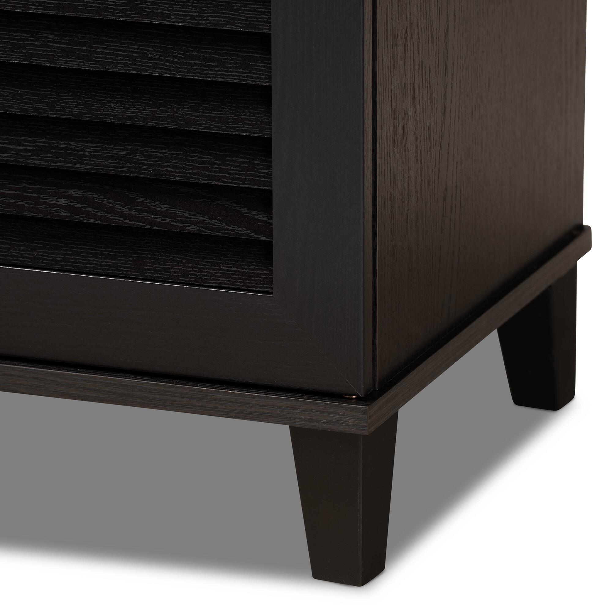 Baxton Studio Warren Shoe Storage Cabinet, , large
