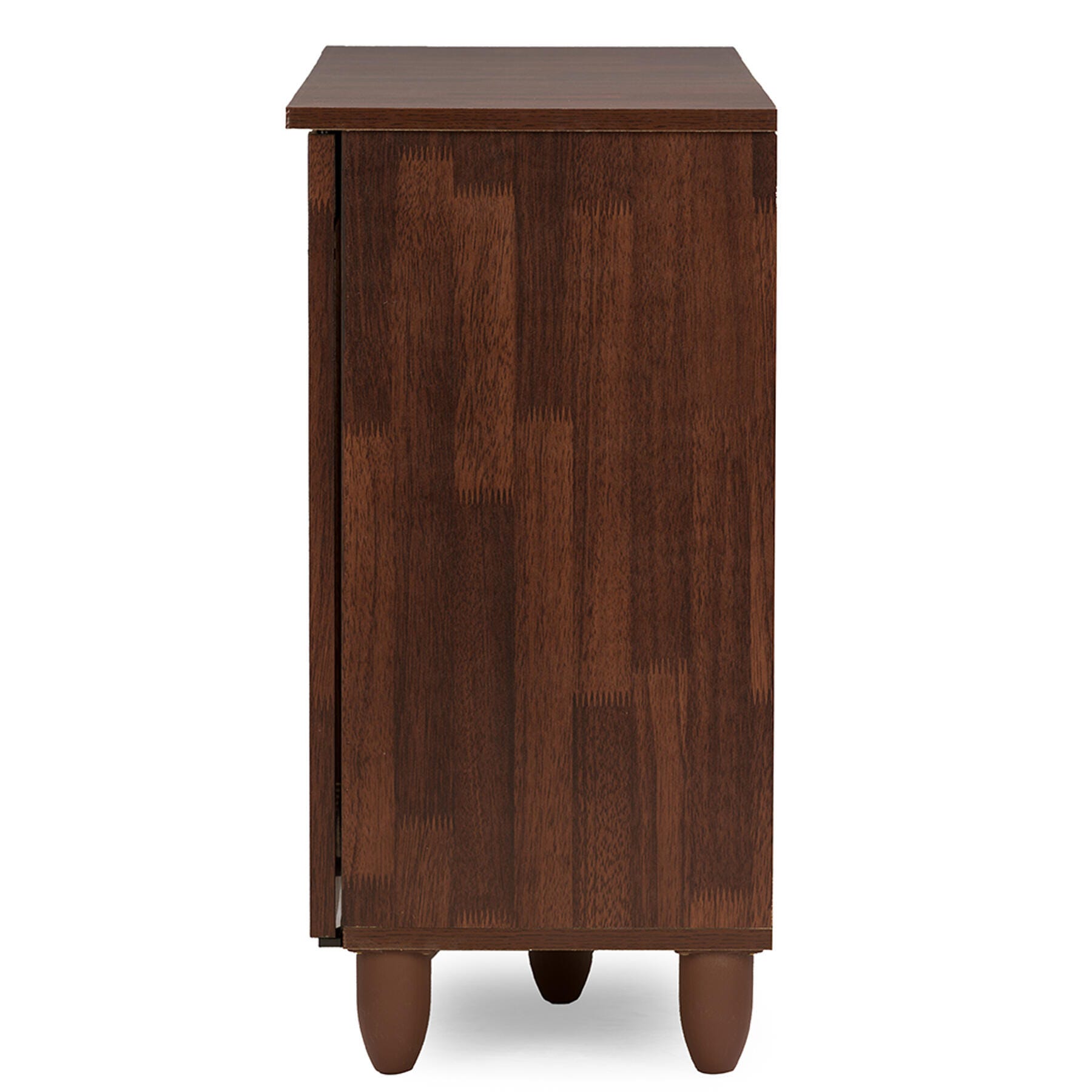 Baxton Studio Fernanda 3-Door Wide Shoe Storage Cabinet, , large